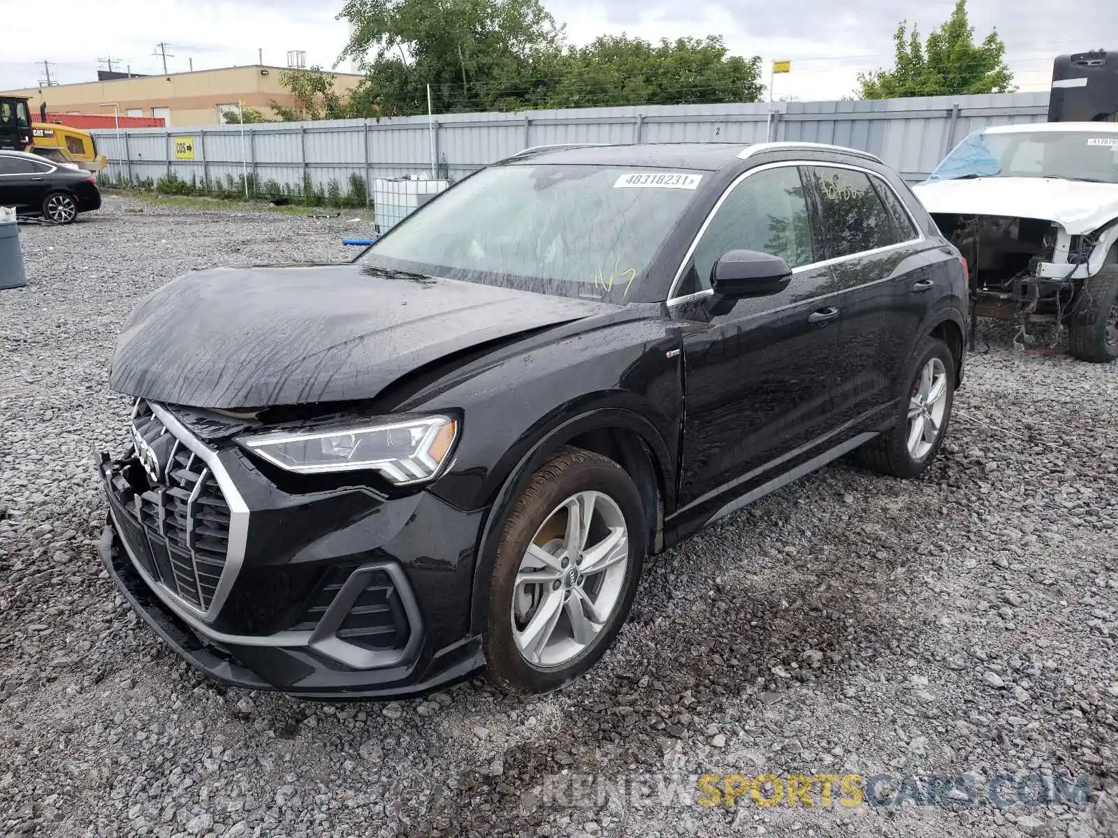 2 Фотография поврежденного автомобиля WA1EECF34M1005285 AUDI Q3 2021