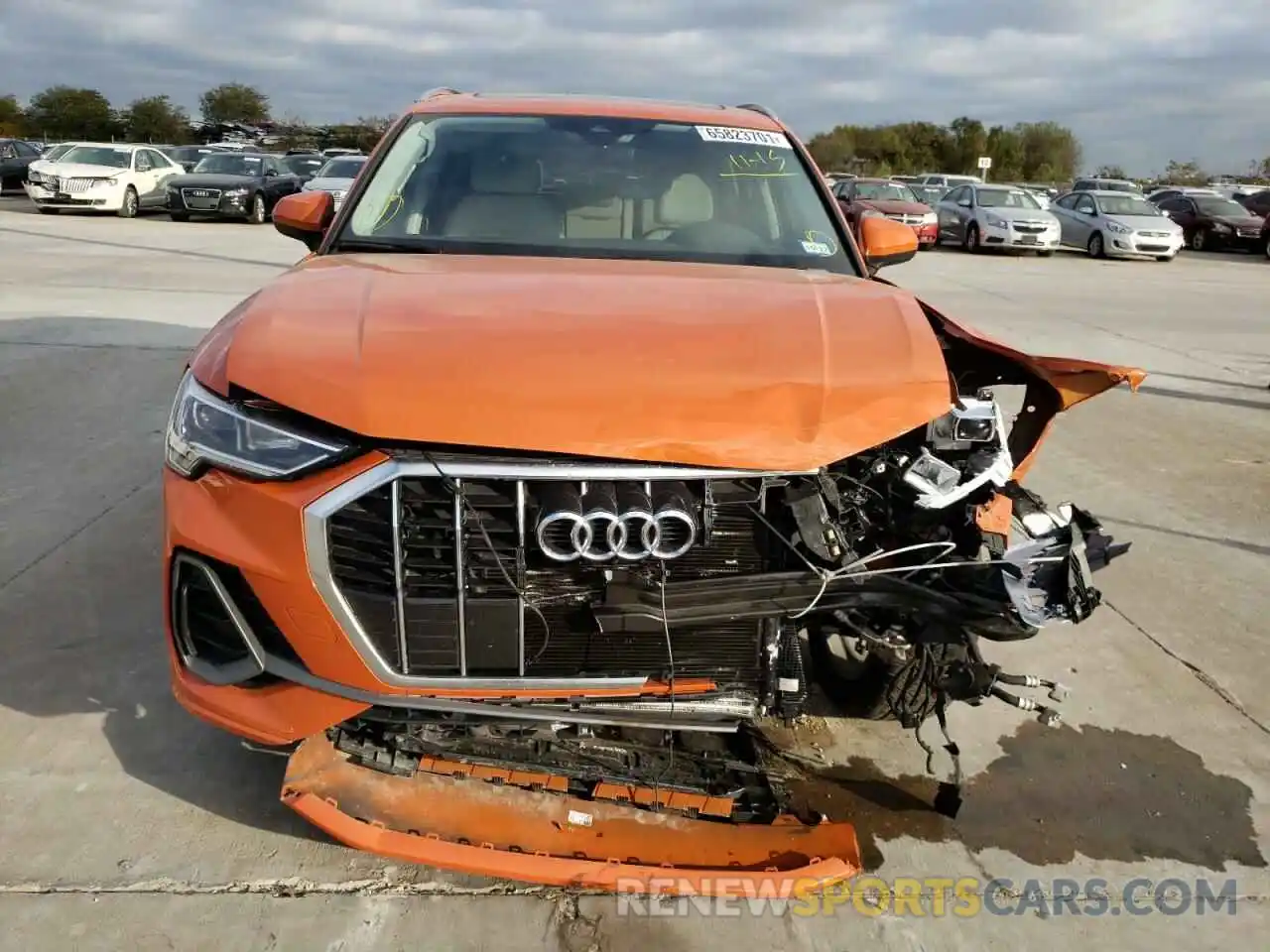 9 Фотография поврежденного автомобиля WA1EECF34M1009787 AUDI Q3 2021