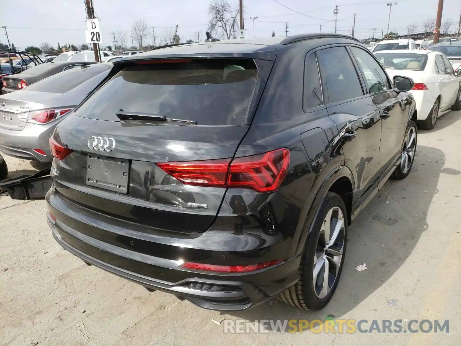 4 Фотография поврежденного автомобиля WA1EECF34M1011670 AUDI Q3 2021