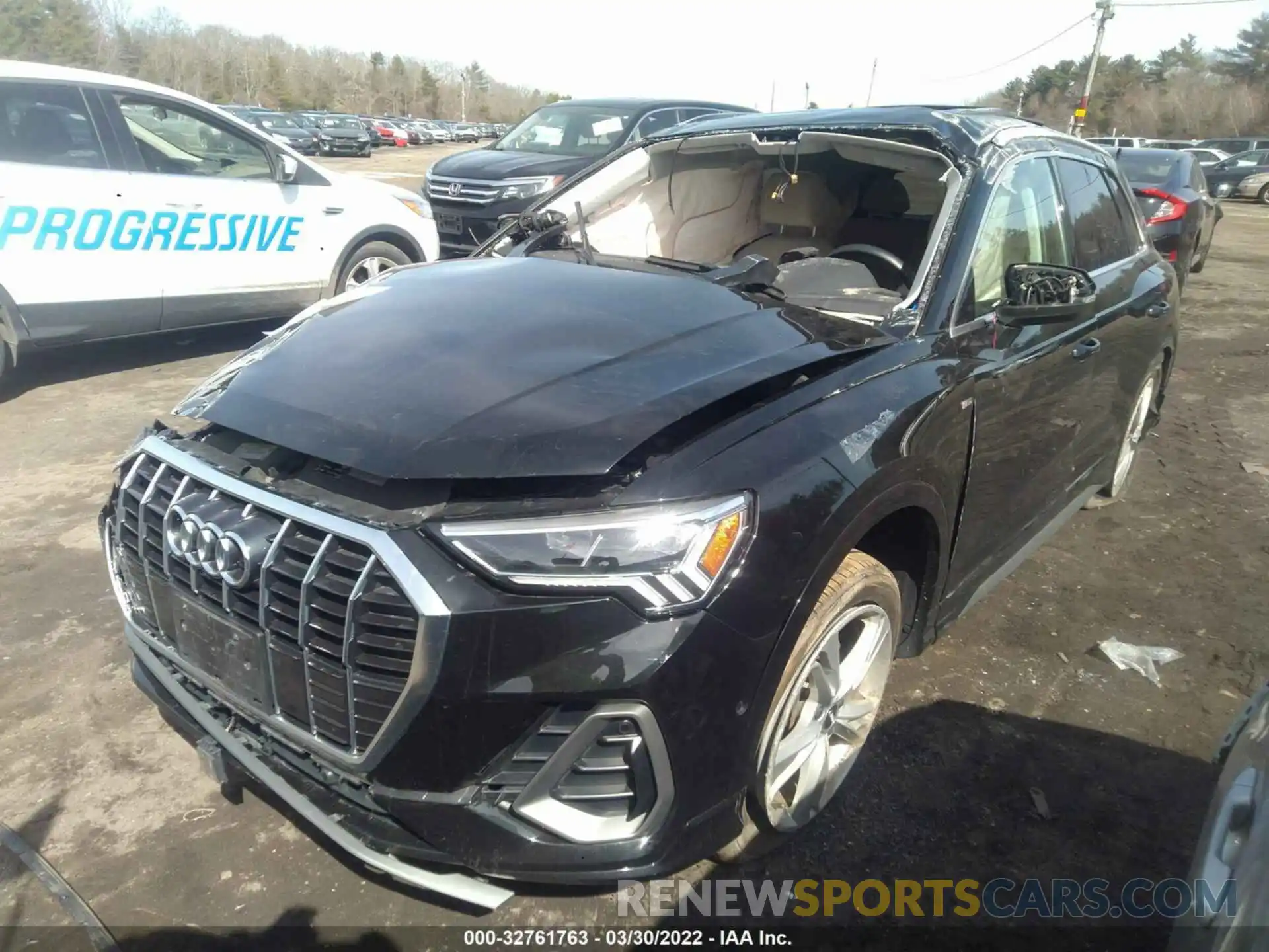 2 Фотография поврежденного автомобиля WA1EECF34M1012544 AUDI Q3 2021