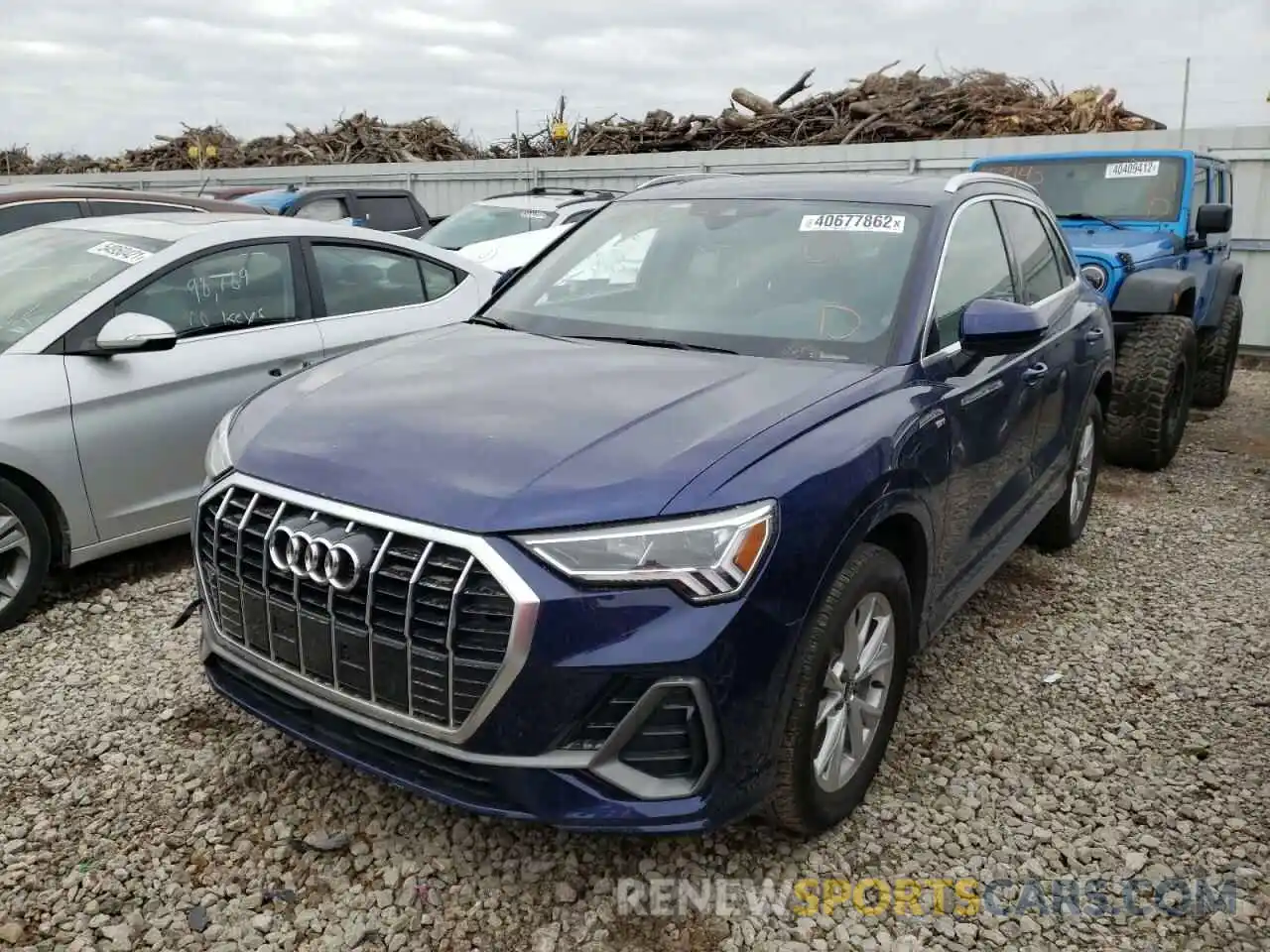 2 Photograph of a damaged car WA1EECF34M1024872 AUDI Q3 2021