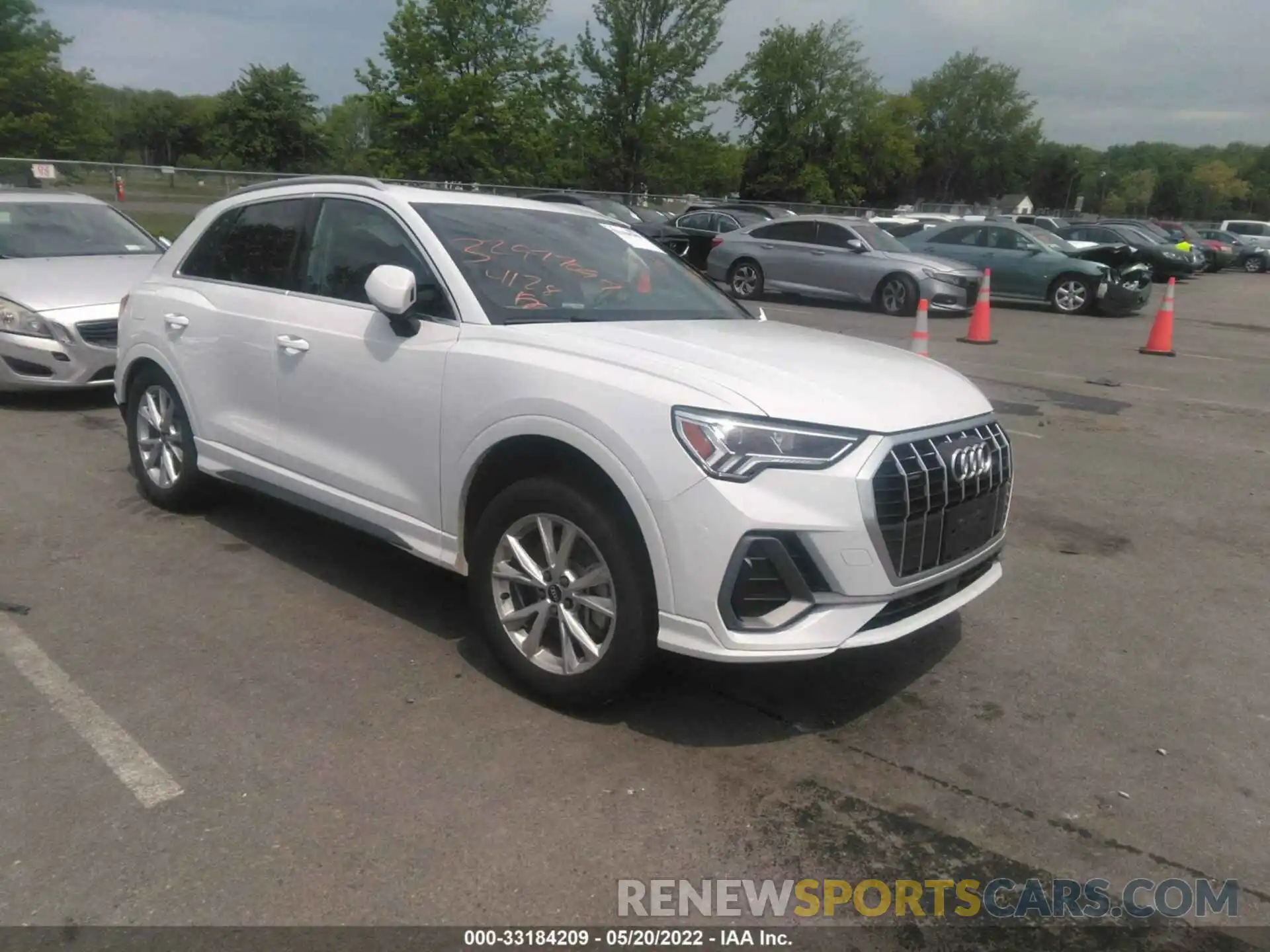 1 Photograph of a damaged car WA1EECF34M1071996 AUDI Q3 2021