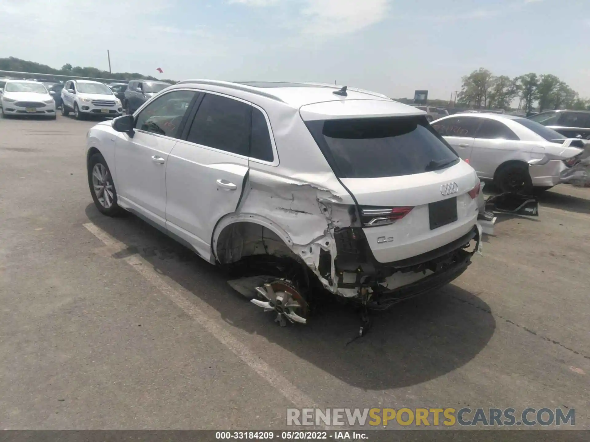 3 Photograph of a damaged car WA1EECF34M1071996 AUDI Q3 2021