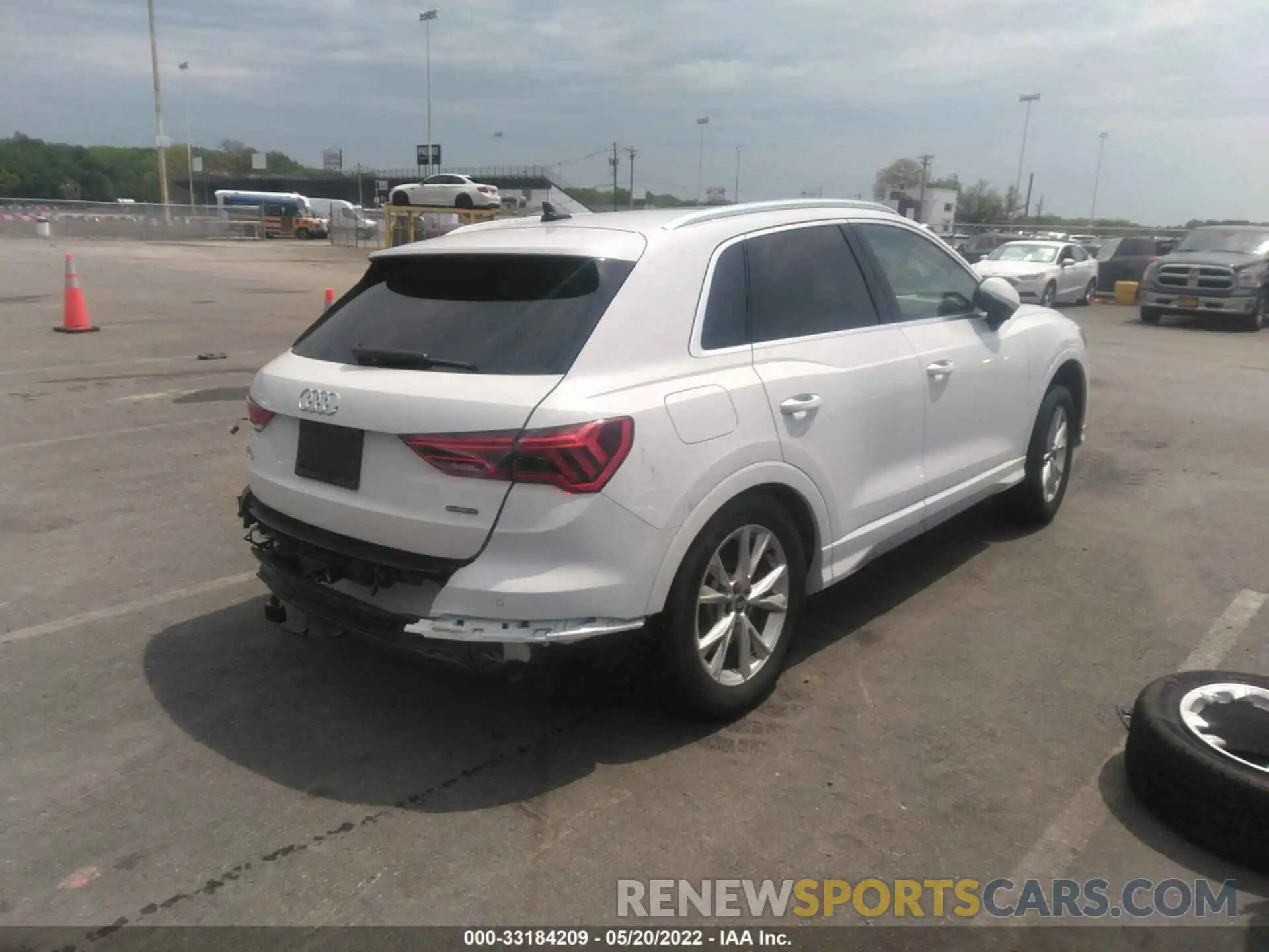 4 Фотография поврежденного автомобиля WA1EECF34M1071996 AUDI Q3 2021