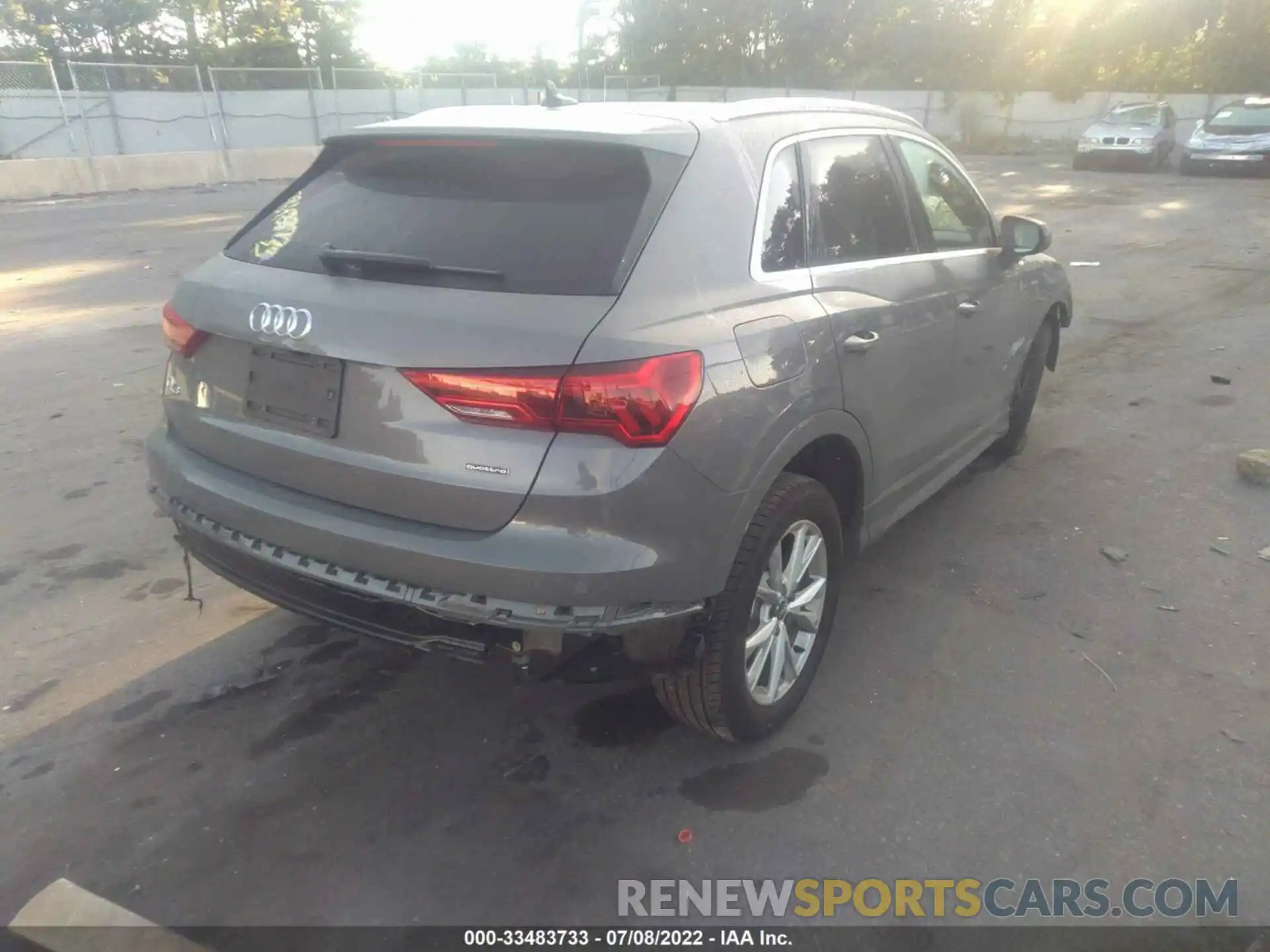 4 Фотография поврежденного автомобиля WA1EECF34M1072291 AUDI Q3 2021