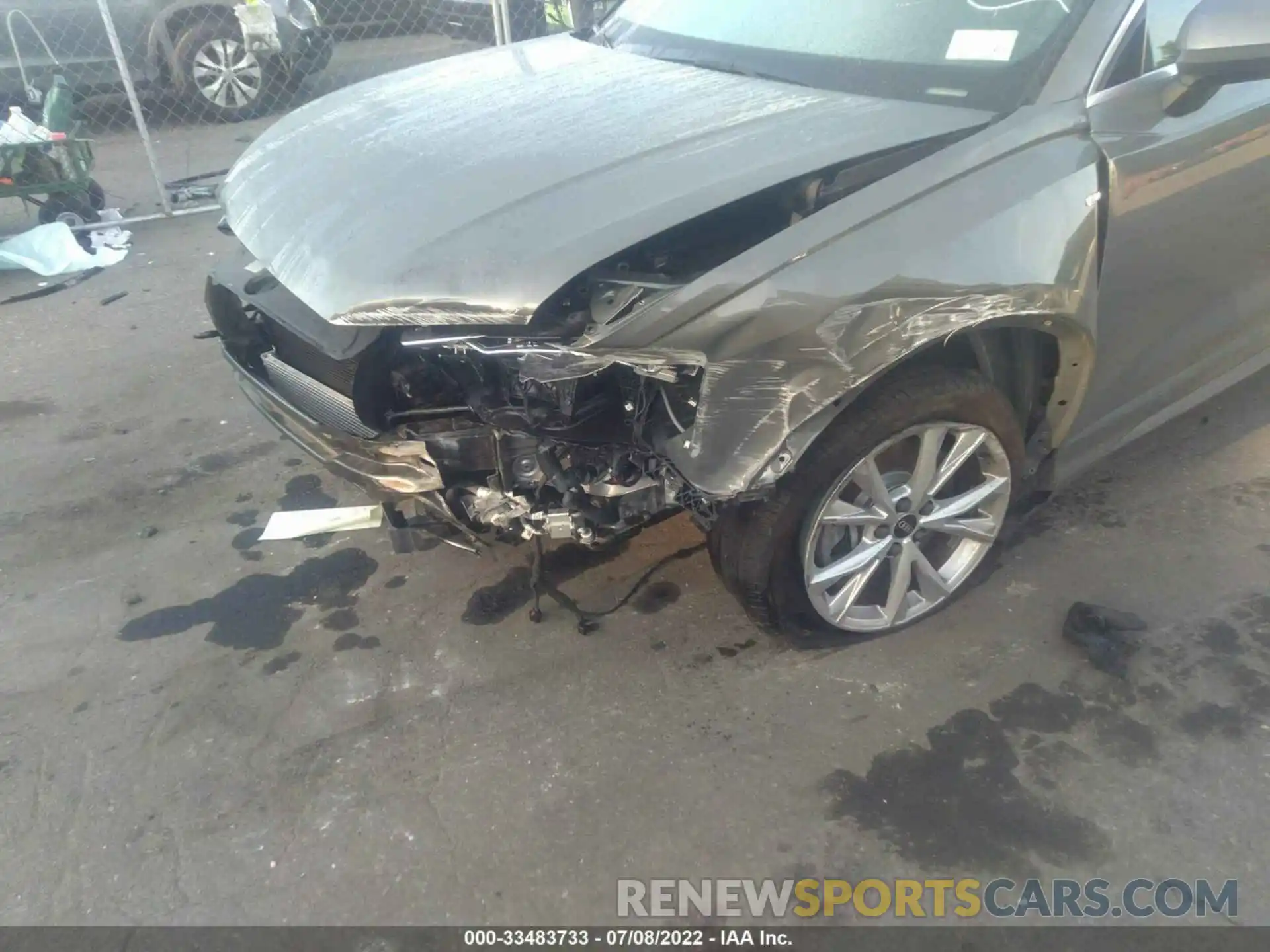 6 Photograph of a damaged car WA1EECF34M1072291 AUDI Q3 2021