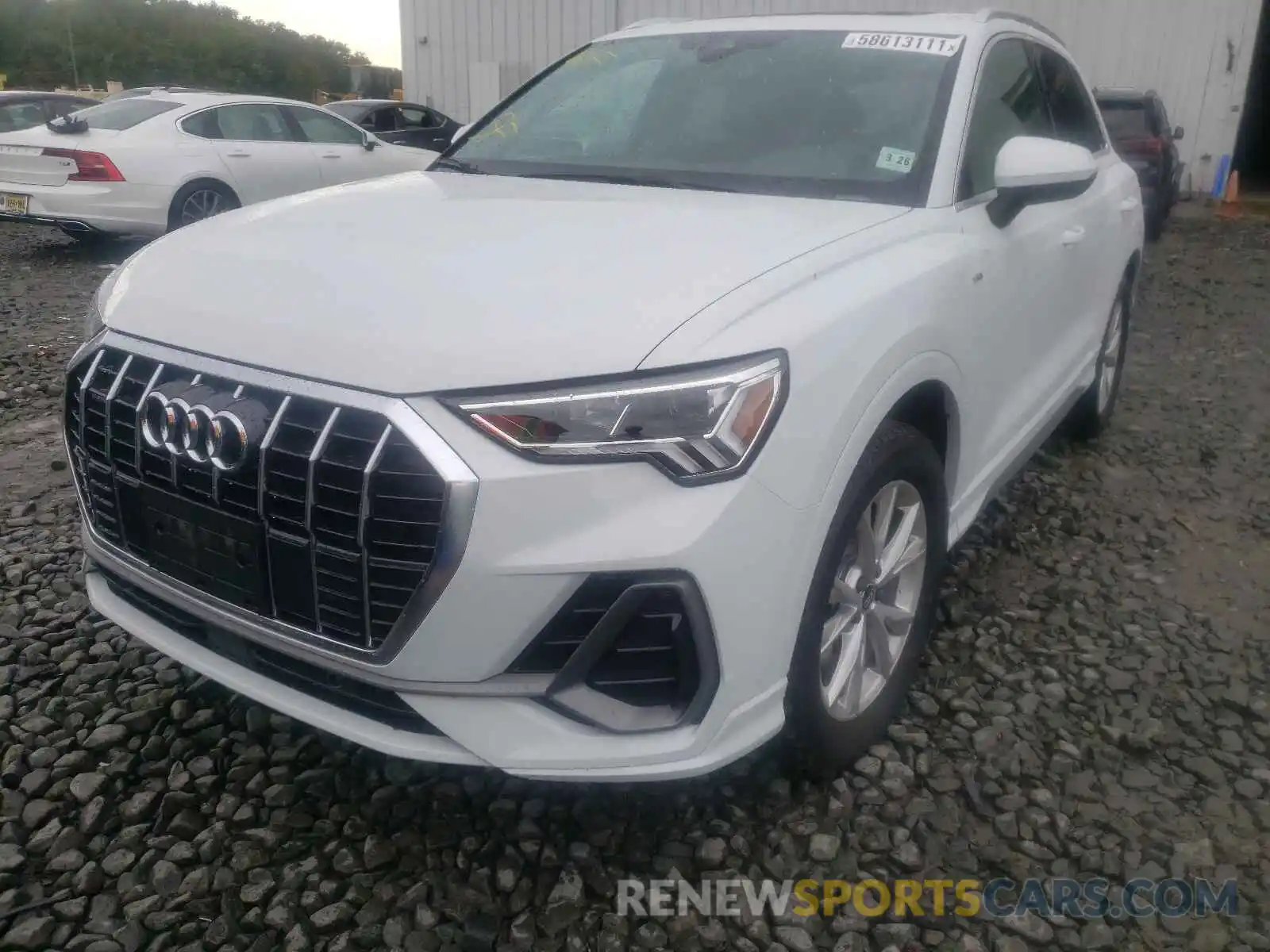 2 Photograph of a damaged car WA1EECF34M1086109 AUDI Q3 2021