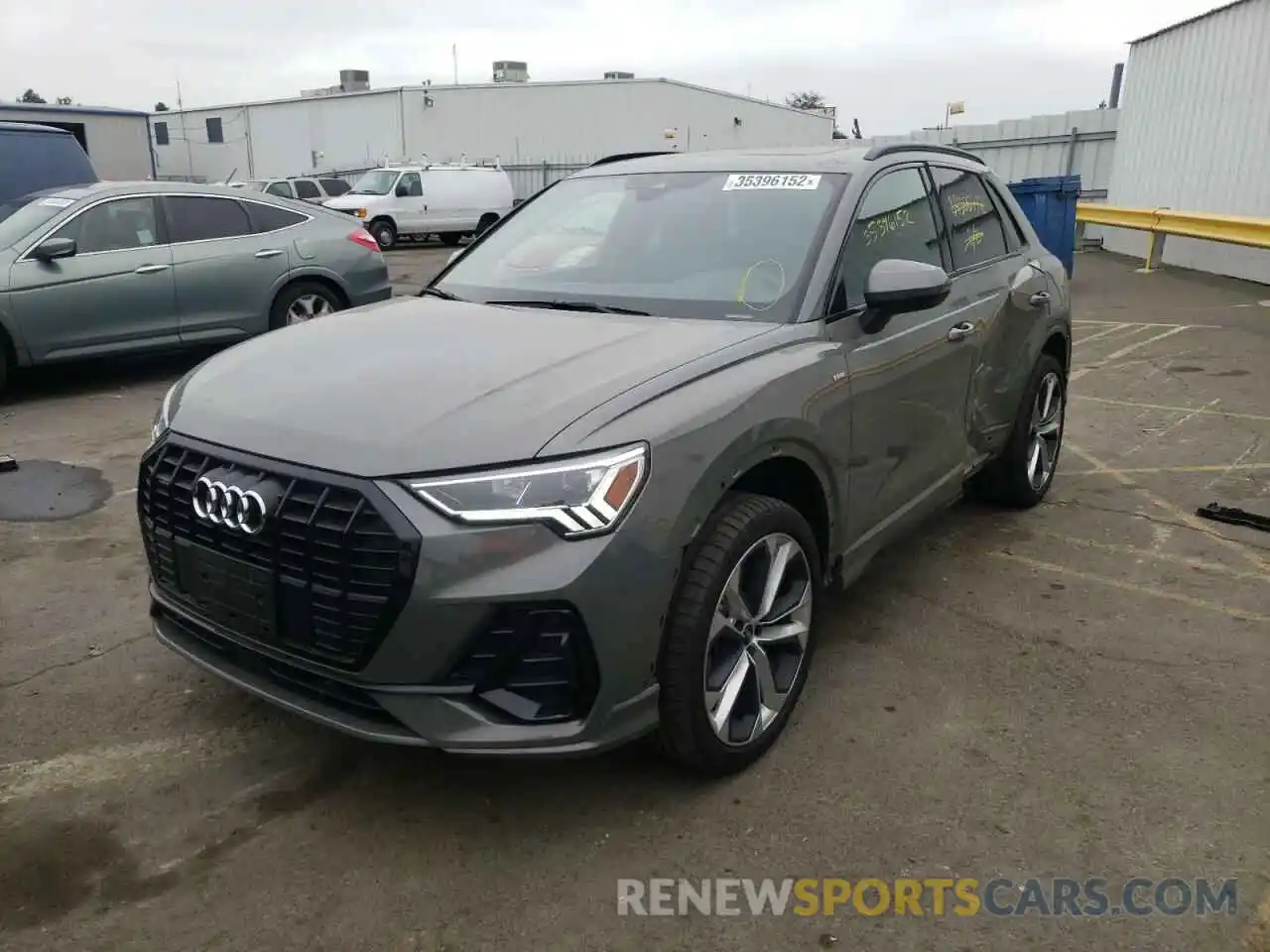 2 Фотография поврежденного автомобиля WA1EECF34M1091231 AUDI Q3 2021