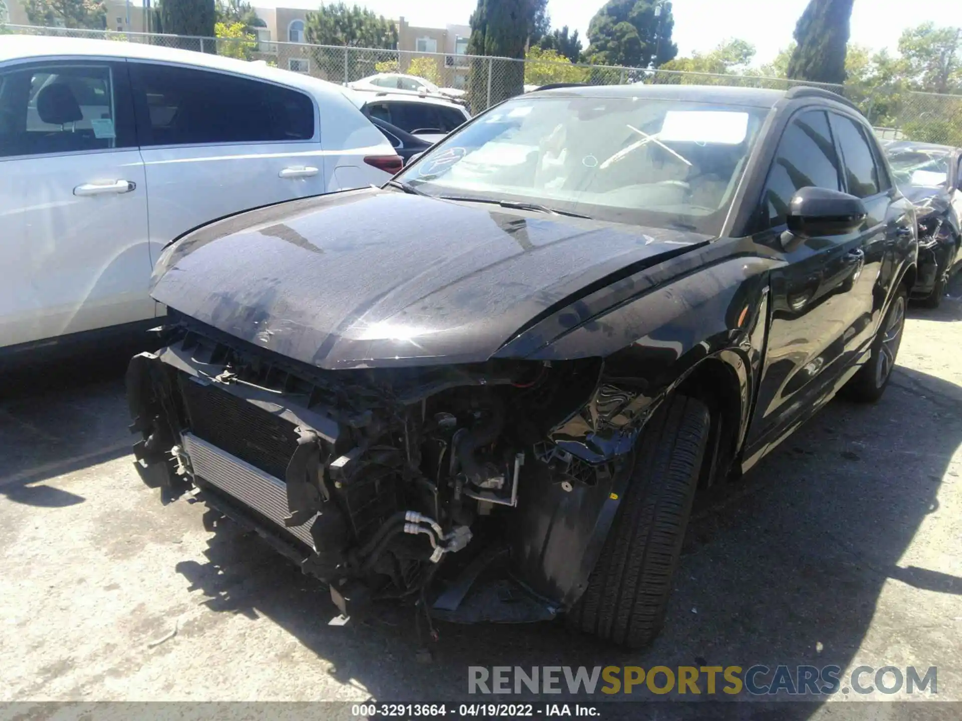 2 Photograph of a damaged car WA1EECF34M1108920 AUDI Q3 2021