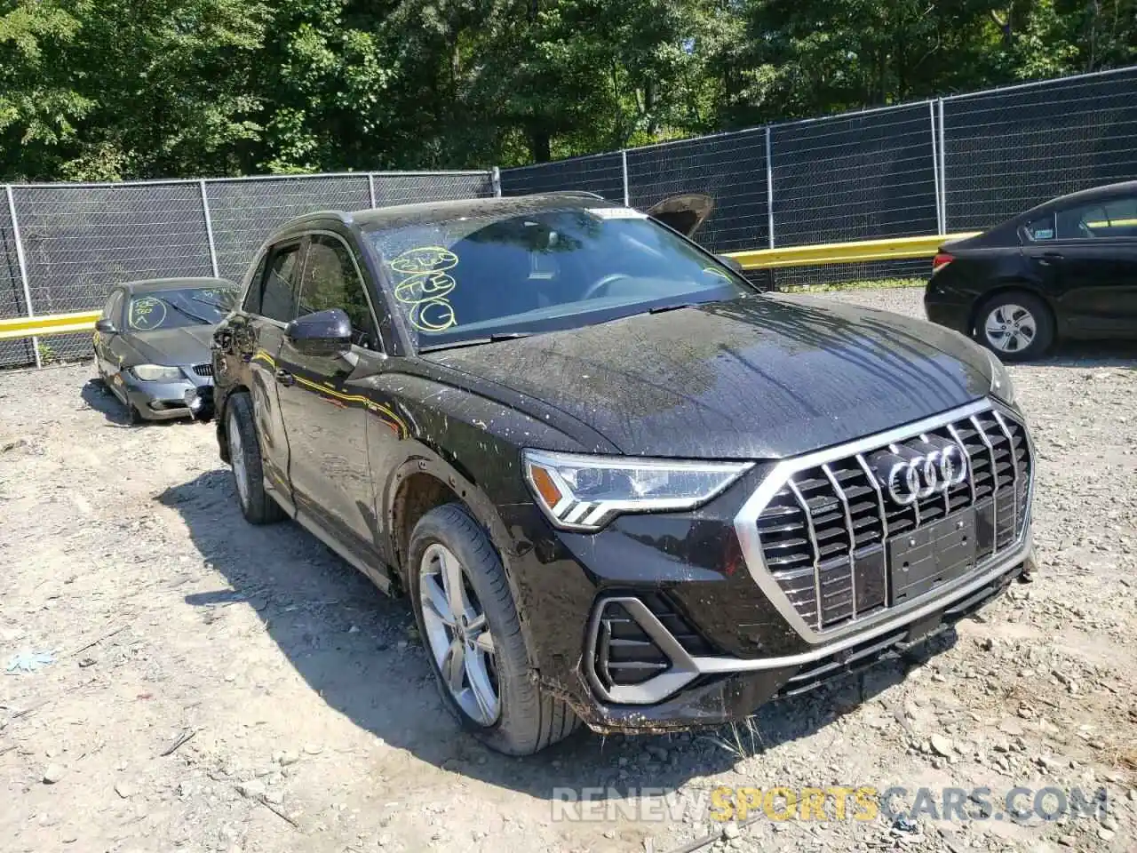 1 Photograph of a damaged car WA1EECF34M1111204 AUDI Q3 2021