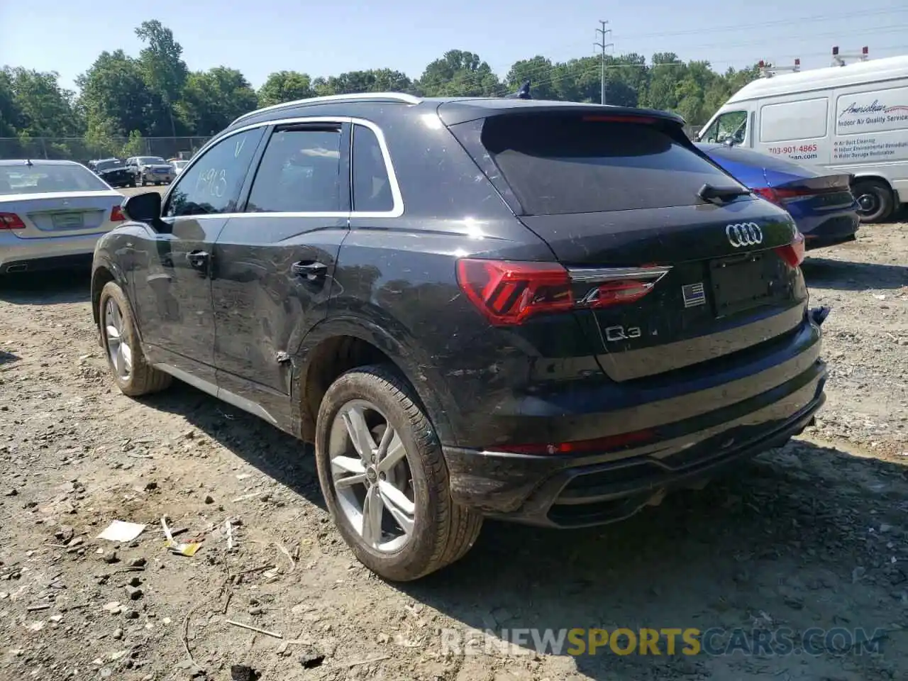 3 Photograph of a damaged car WA1EECF34M1111204 AUDI Q3 2021