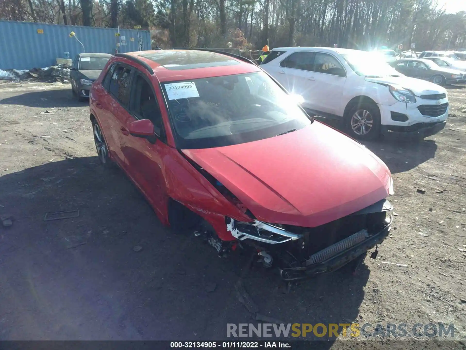 1 Photograph of a damaged car WA1EECF34M1114359 AUDI Q3 2021