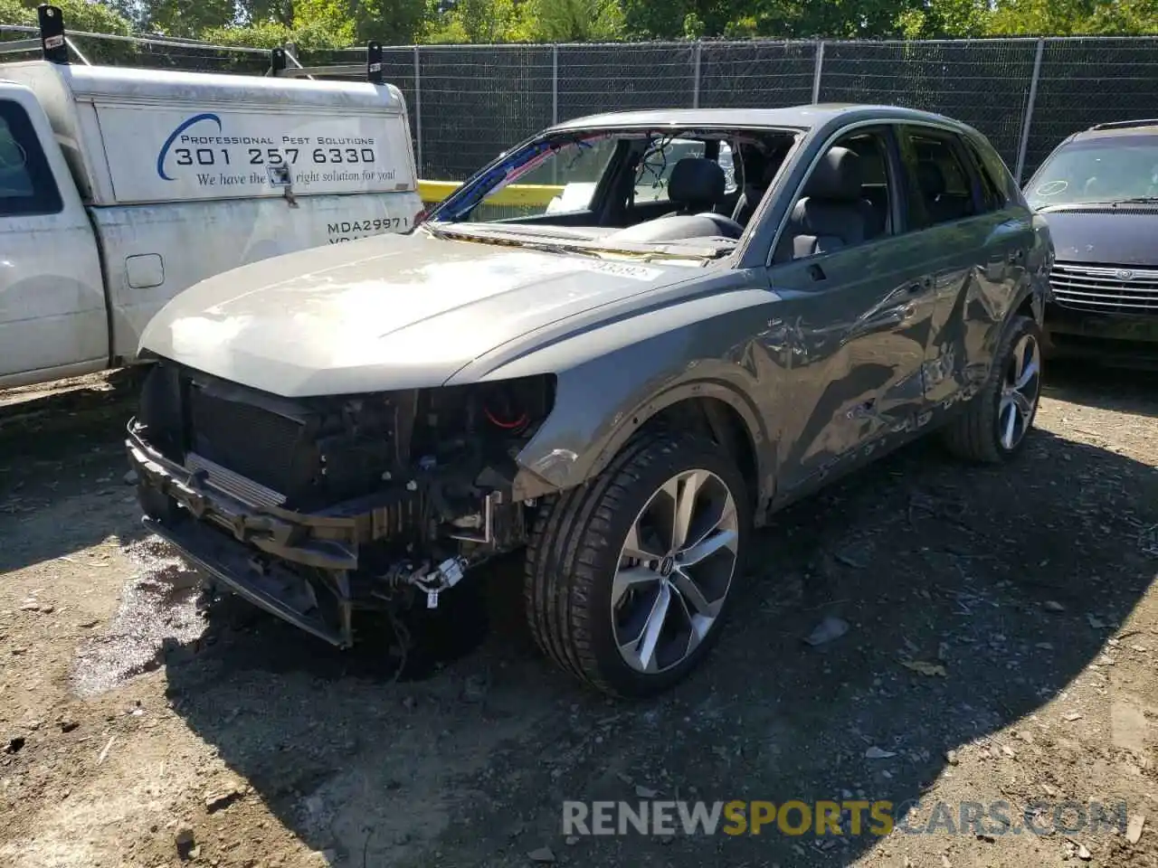 9 Photograph of a damaged car WA1EECF35M1005201 AUDI Q3 2021