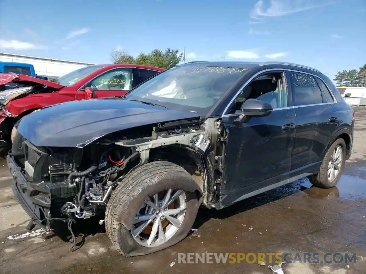 9 Photograph of a damaged car WA1EECF35M1090718 AUDI Q3 2021