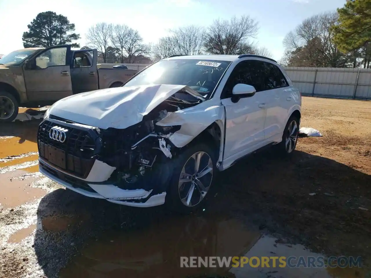 2 Photograph of a damaged car WA1EECF35M1092792 AUDI Q3 2021