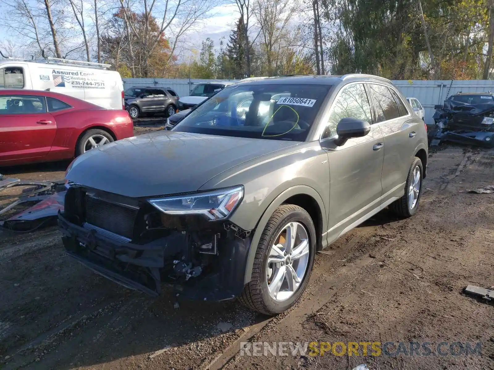 2 Photograph of a damaged car WA1EECF36M1017938 AUDI Q3 2021