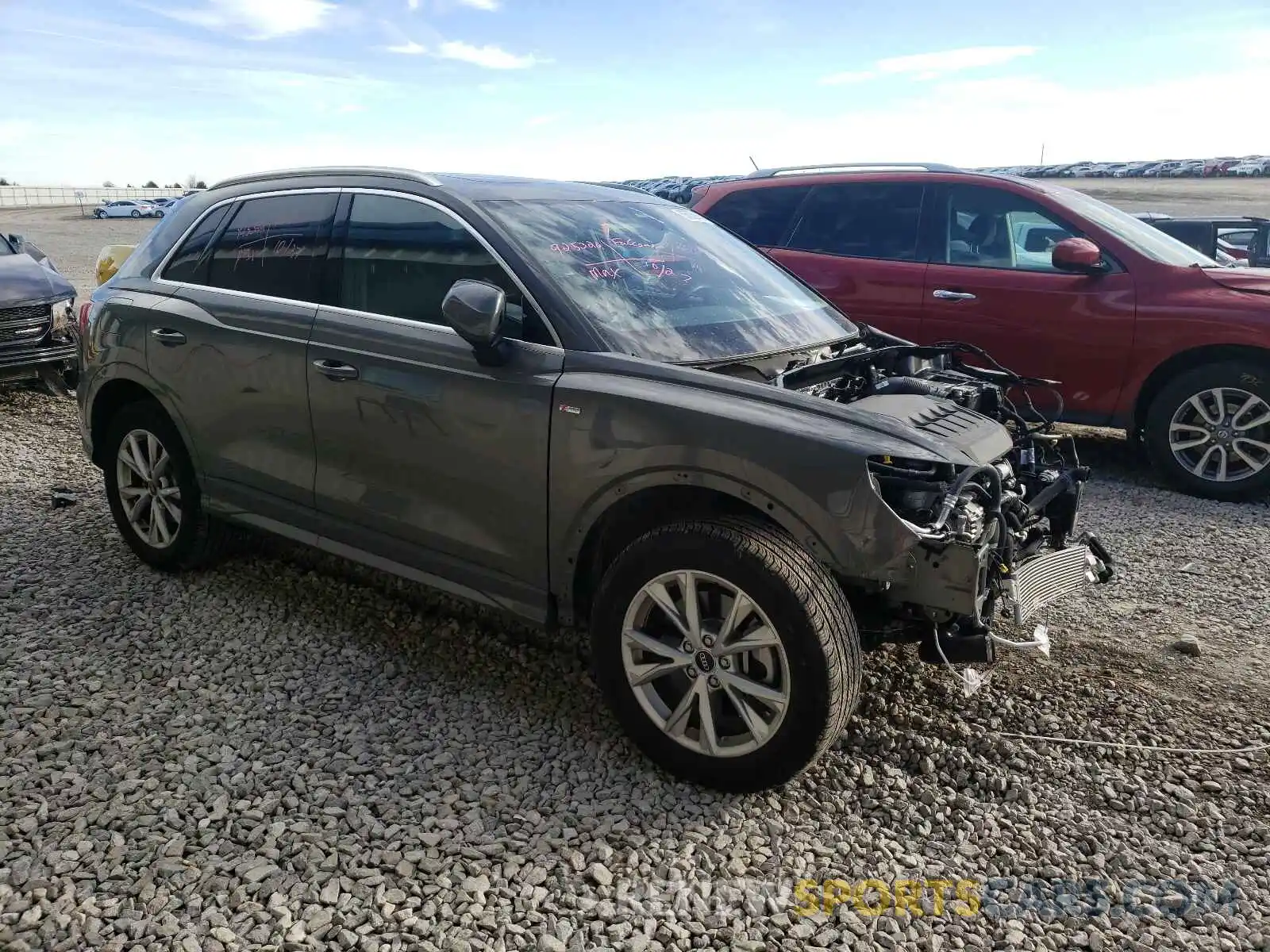 1 Фотография поврежденного автомобиля WA1EECF36M1022699 AUDI Q3 2021