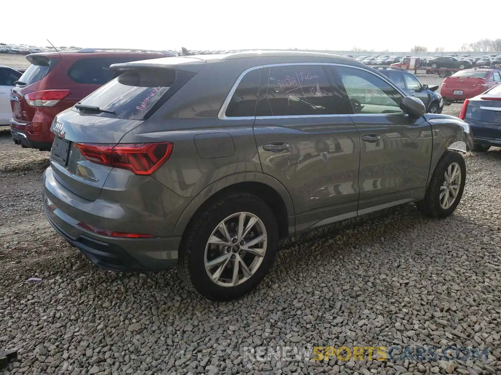 4 Фотография поврежденного автомобиля WA1EECF36M1022699 AUDI Q3 2021