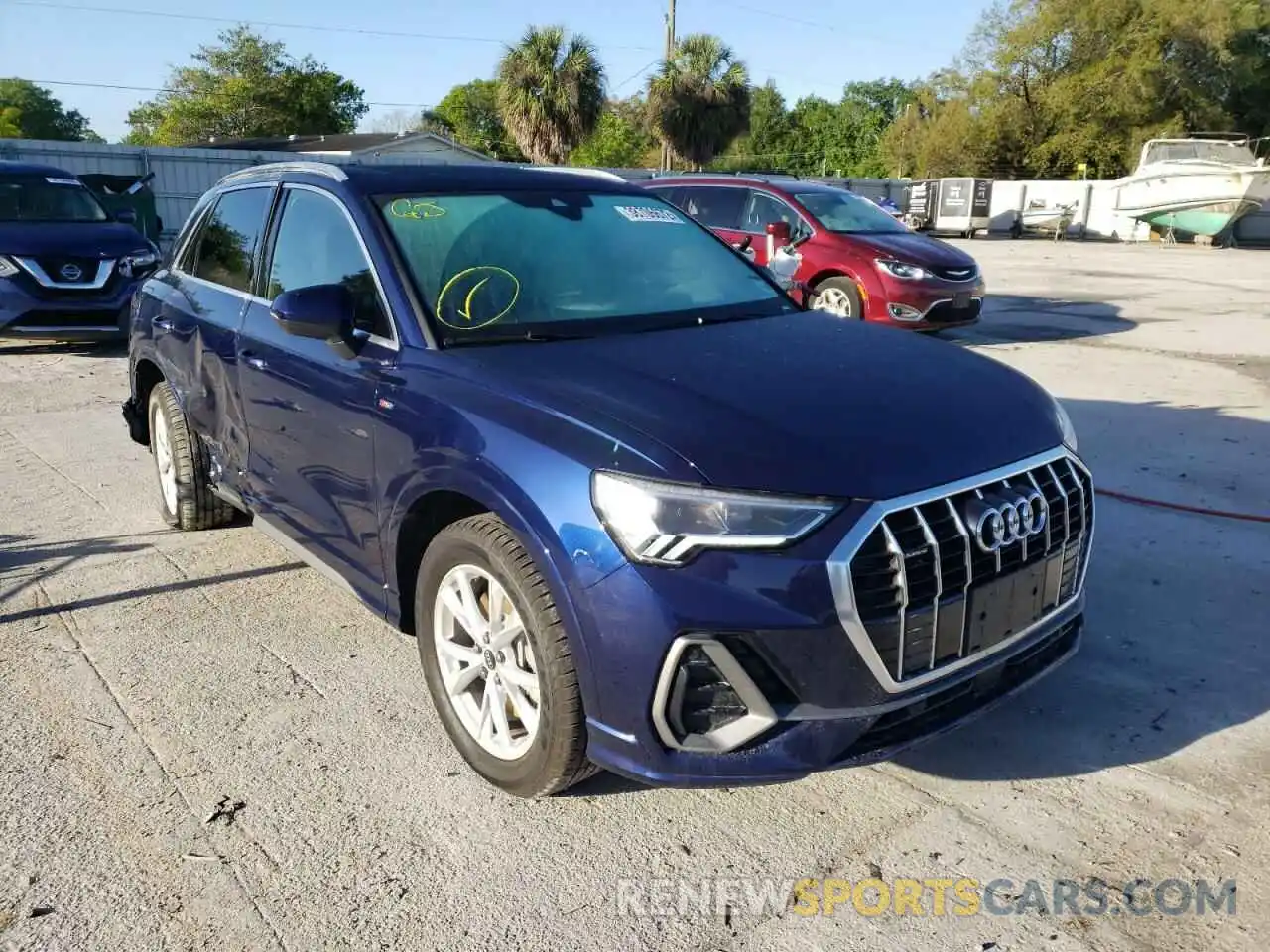 1 Фотография поврежденного автомобиля WA1EECF36M1024341 AUDI Q3 2021