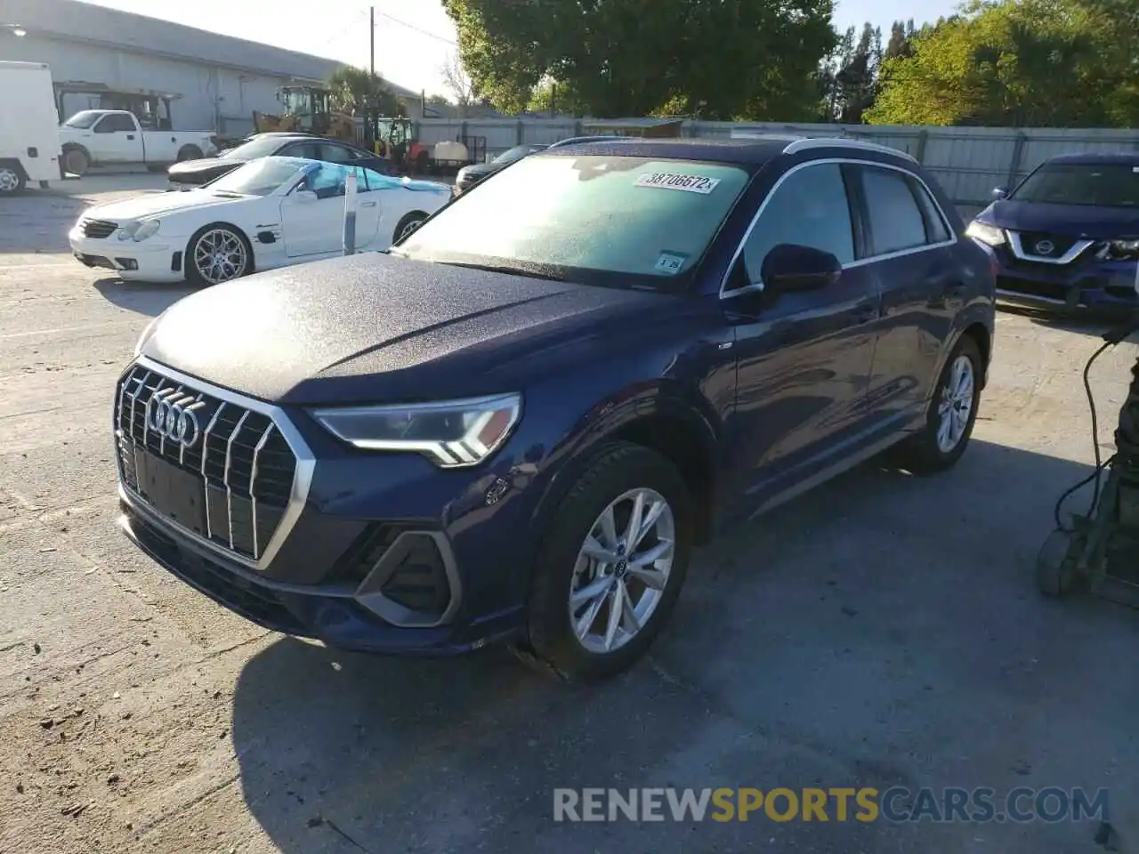 2 Фотография поврежденного автомобиля WA1EECF36M1024341 AUDI Q3 2021