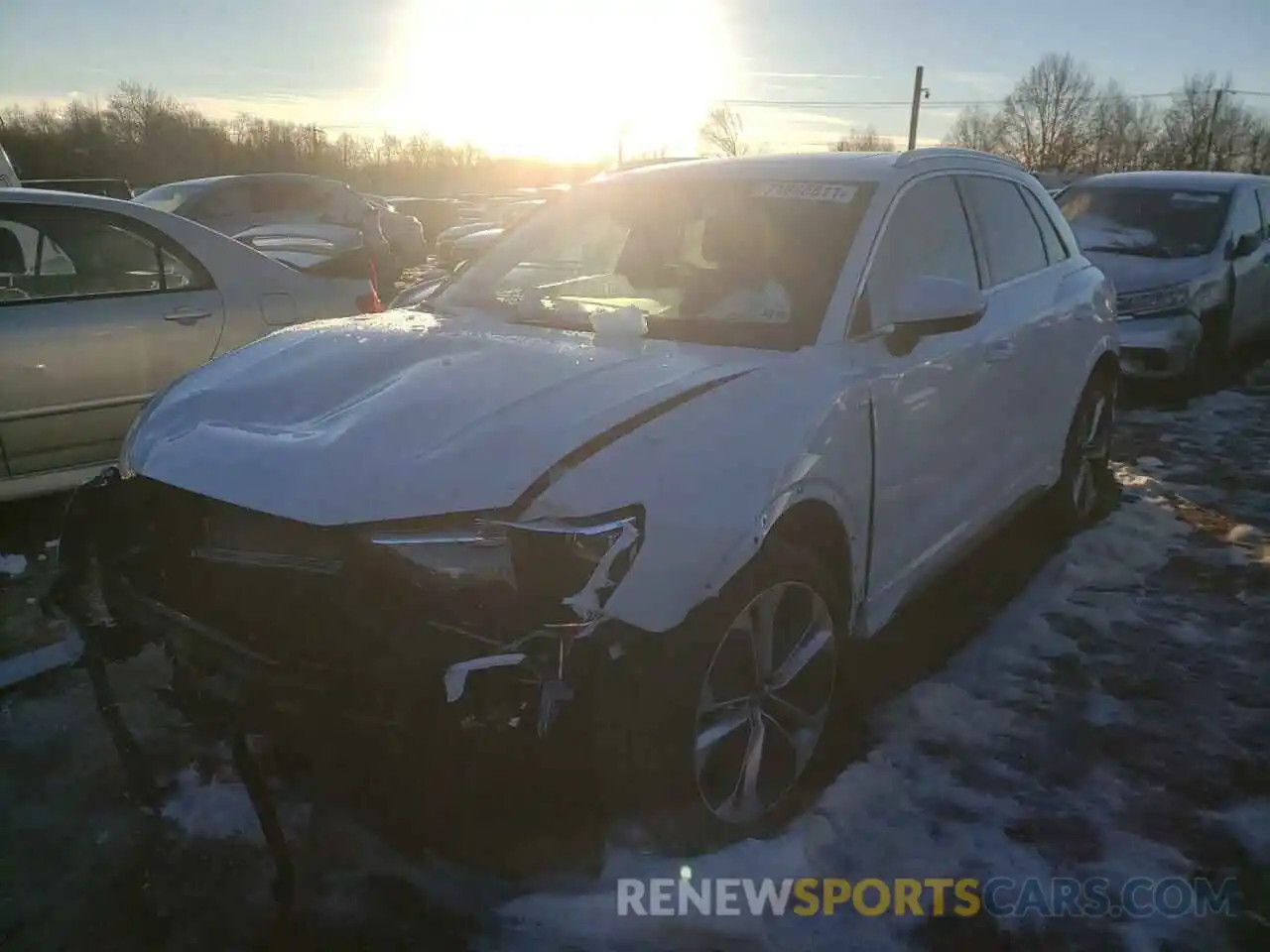 2 Photograph of a damaged car WA1EECF36M1046405 AUDI Q3 2021