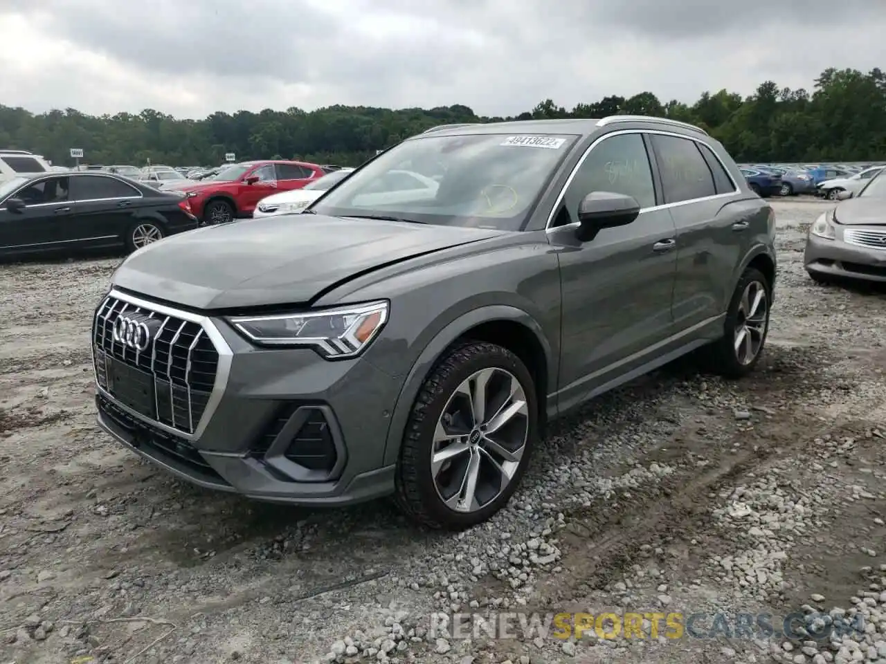 2 Photograph of a damaged car WA1EECF36M1050356 AUDI Q3 2021