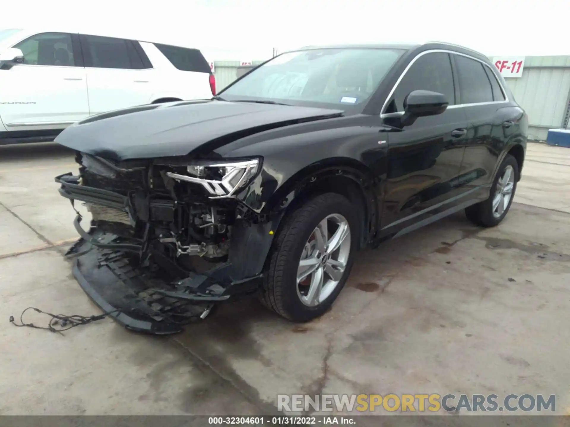 2 Фотография поврежденного автомобиля WA1EECF36M1102617 AUDI Q3 2021