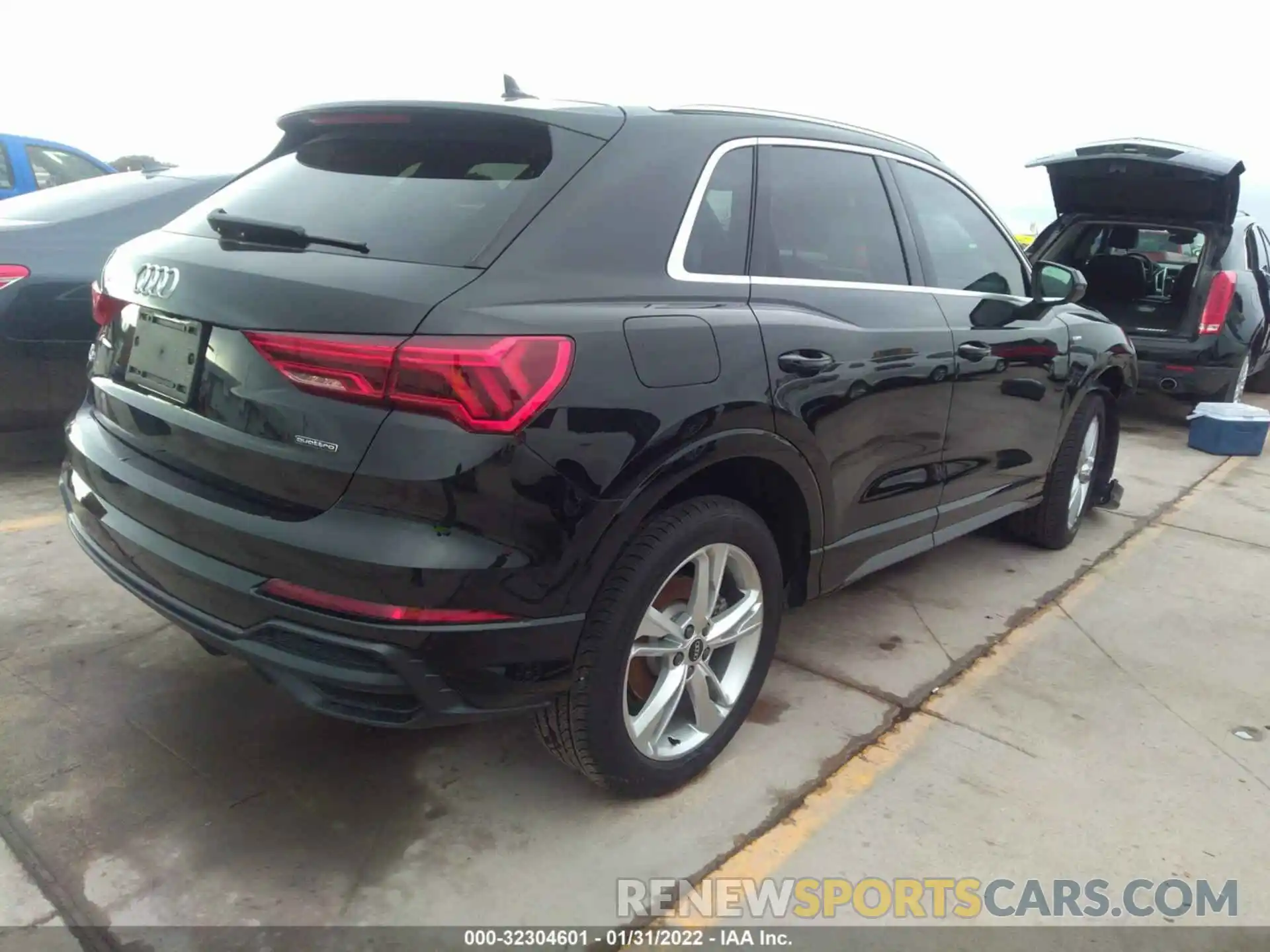 4 Фотография поврежденного автомобиля WA1EECF36M1102617 AUDI Q3 2021