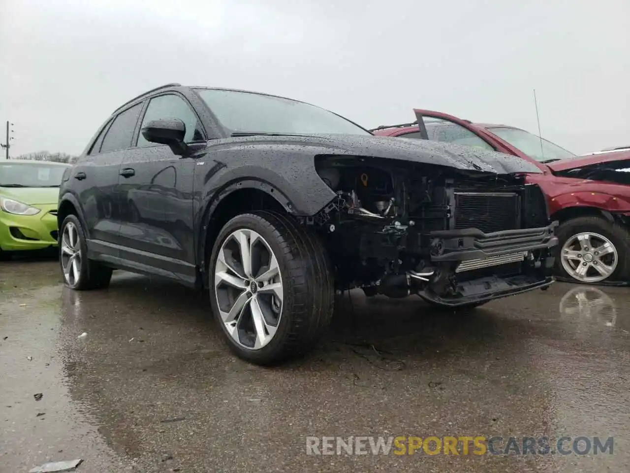 1 Фотография поврежденного автомобиля WA1EECF36M1112211 AUDI Q3 2021