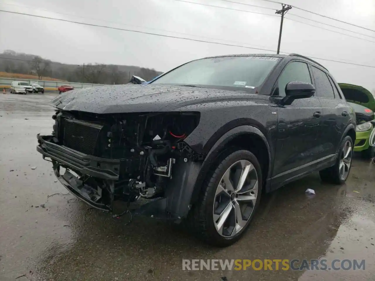 2 Photograph of a damaged car WA1EECF36M1112211 AUDI Q3 2021