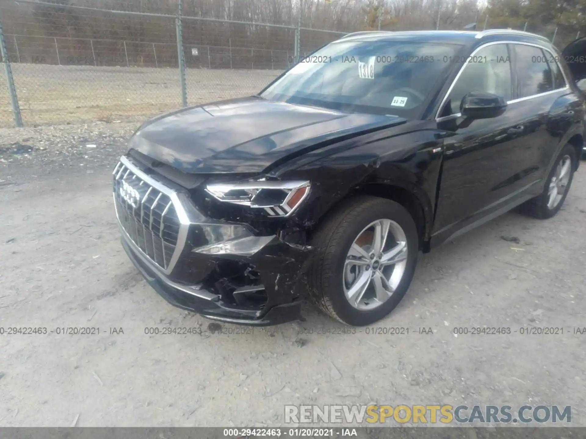 2 Photograph of a damaged car WA1EECF37M1019570 AUDI Q3 2021