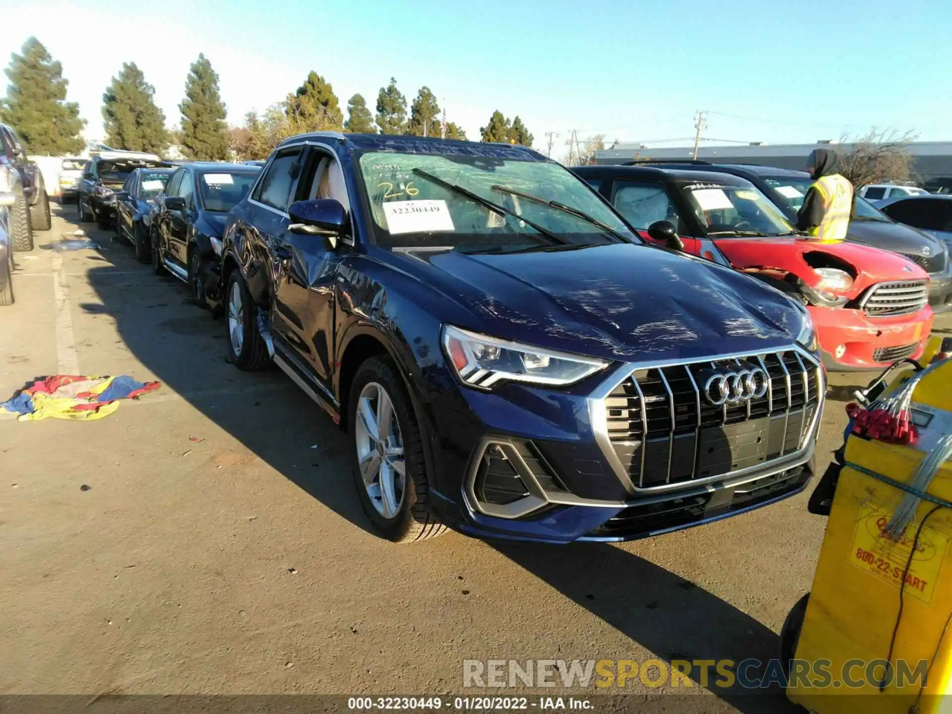 1 Photograph of a damaged car WA1EECF37M1044792 AUDI Q3 2021