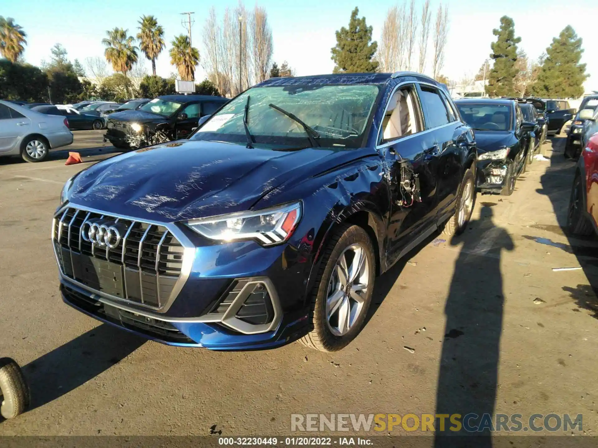 2 Photograph of a damaged car WA1EECF37M1044792 AUDI Q3 2021