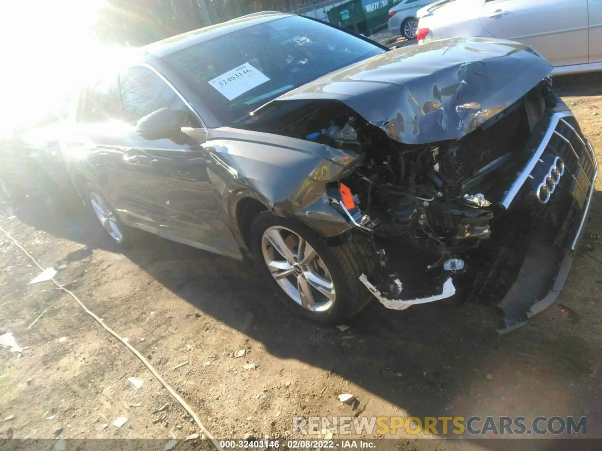 1 Photograph of a damaged car WA1EECF37M1056635 AUDI Q3 2021