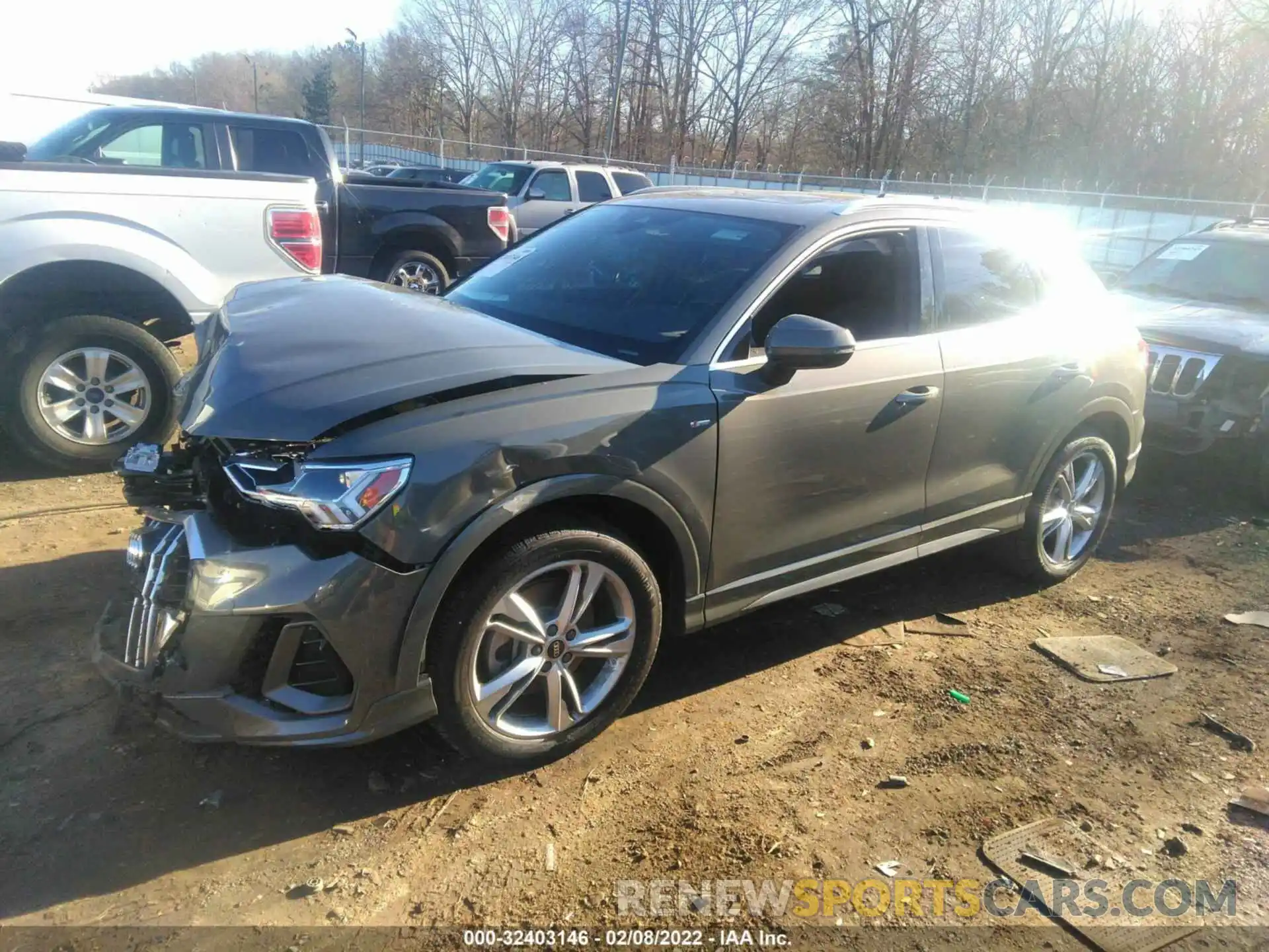 2 Photograph of a damaged car WA1EECF37M1056635 AUDI Q3 2021