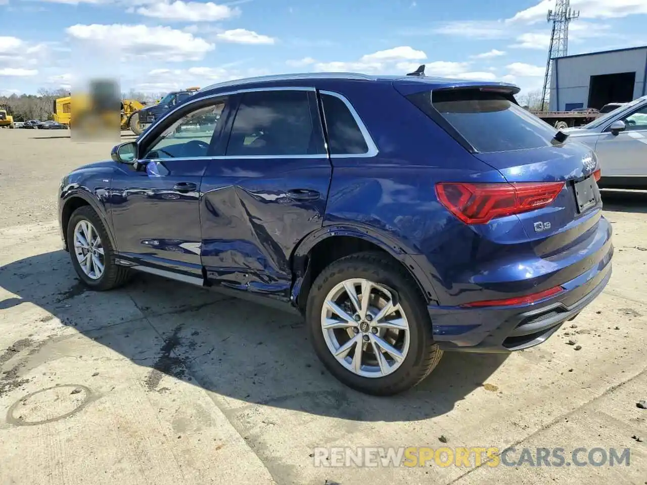 2 Фотография поврежденного автомобиля WA1EECF38M1033719 AUDI Q3 2021