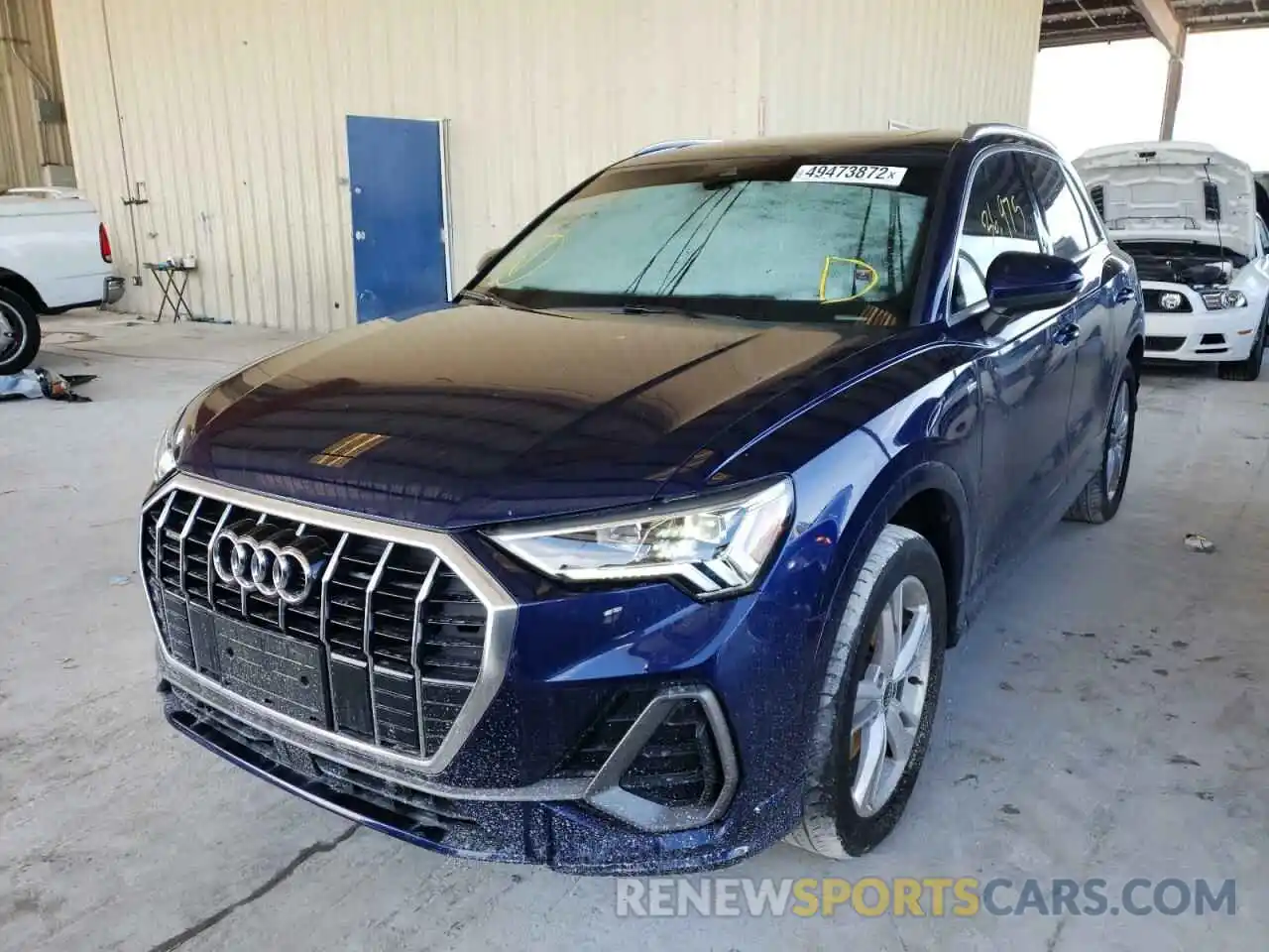 2 Фотография поврежденного автомобиля WA1EECF39M1053459 AUDI Q3 2021