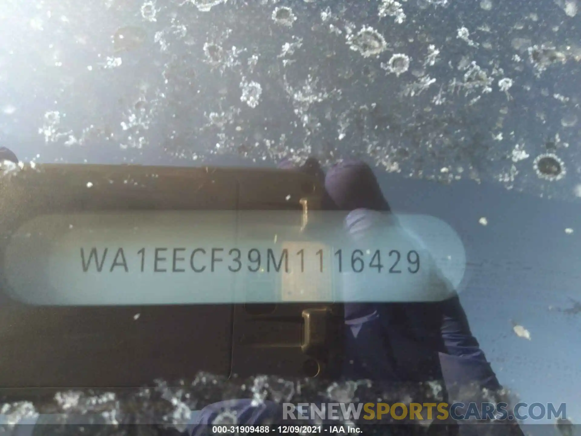 9 Фотография поврежденного автомобиля WA1EECF39M1116429 AUDI Q3 2021