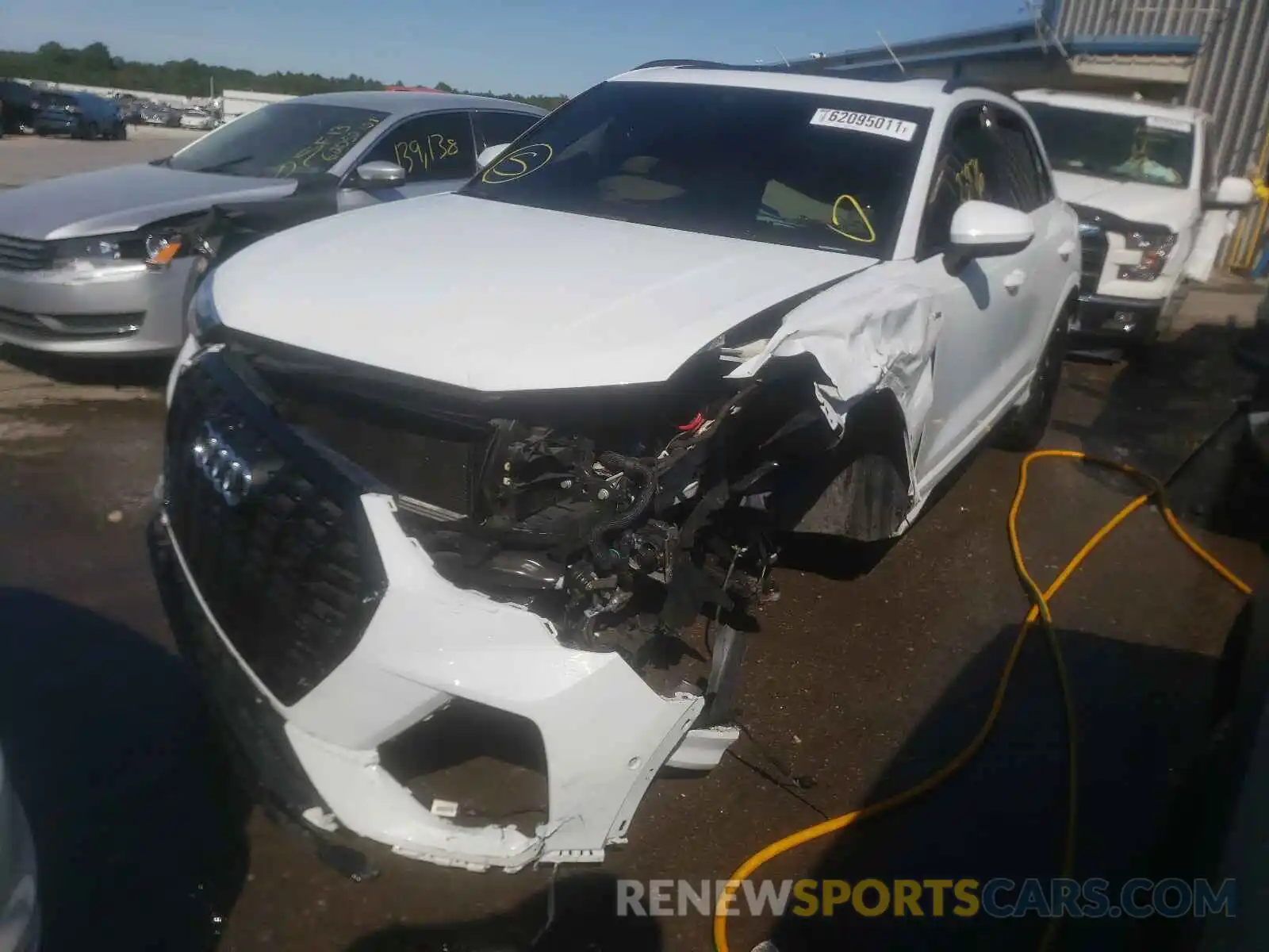 2 Photograph of a damaged car WA1EECF3XM1004075 AUDI Q3 2021