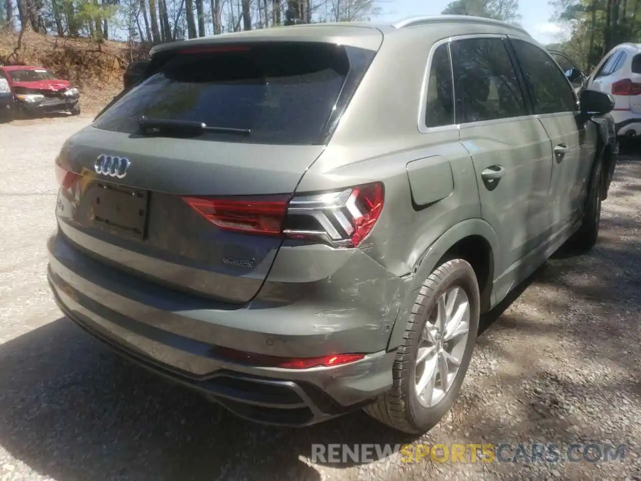 4 Фотография поврежденного автомобиля WA1EECF3XM1006683 AUDI Q3 2021