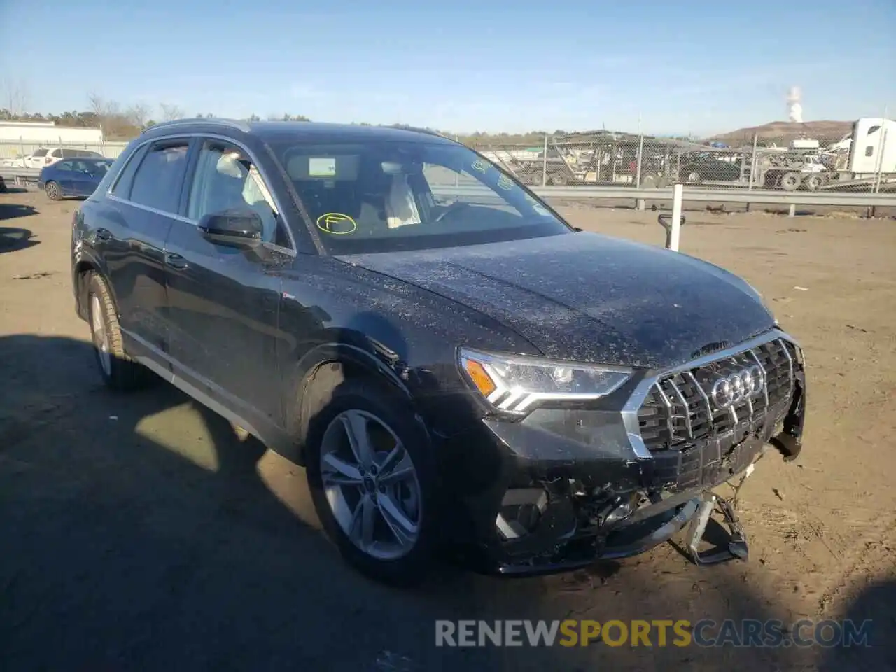 1 Photograph of a damaged car WA1EECF3XM1034340 AUDI Q3 2021