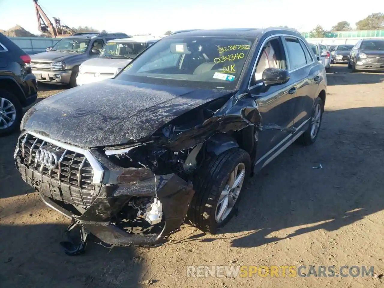 9 Photograph of a damaged car WA1EECF3XM1034340 AUDI Q3 2021