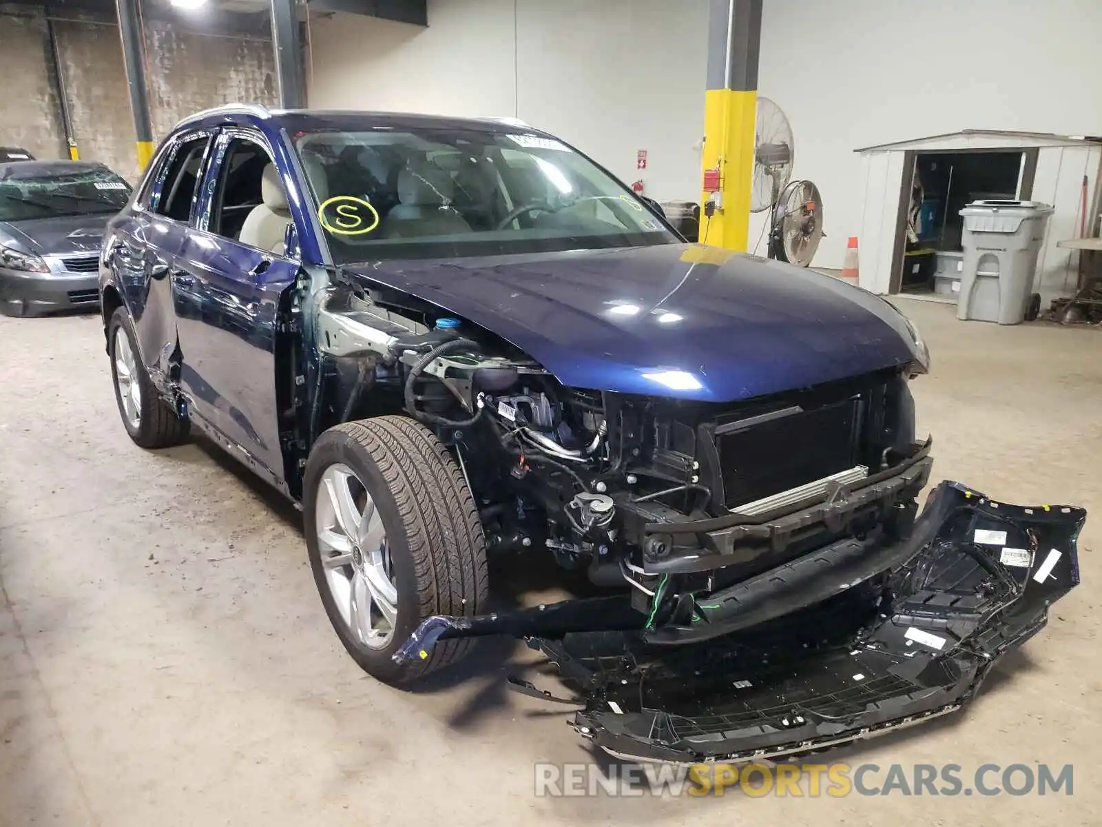 1 Photograph of a damaged car WA1EECF3XM1052689 AUDI Q3 2021