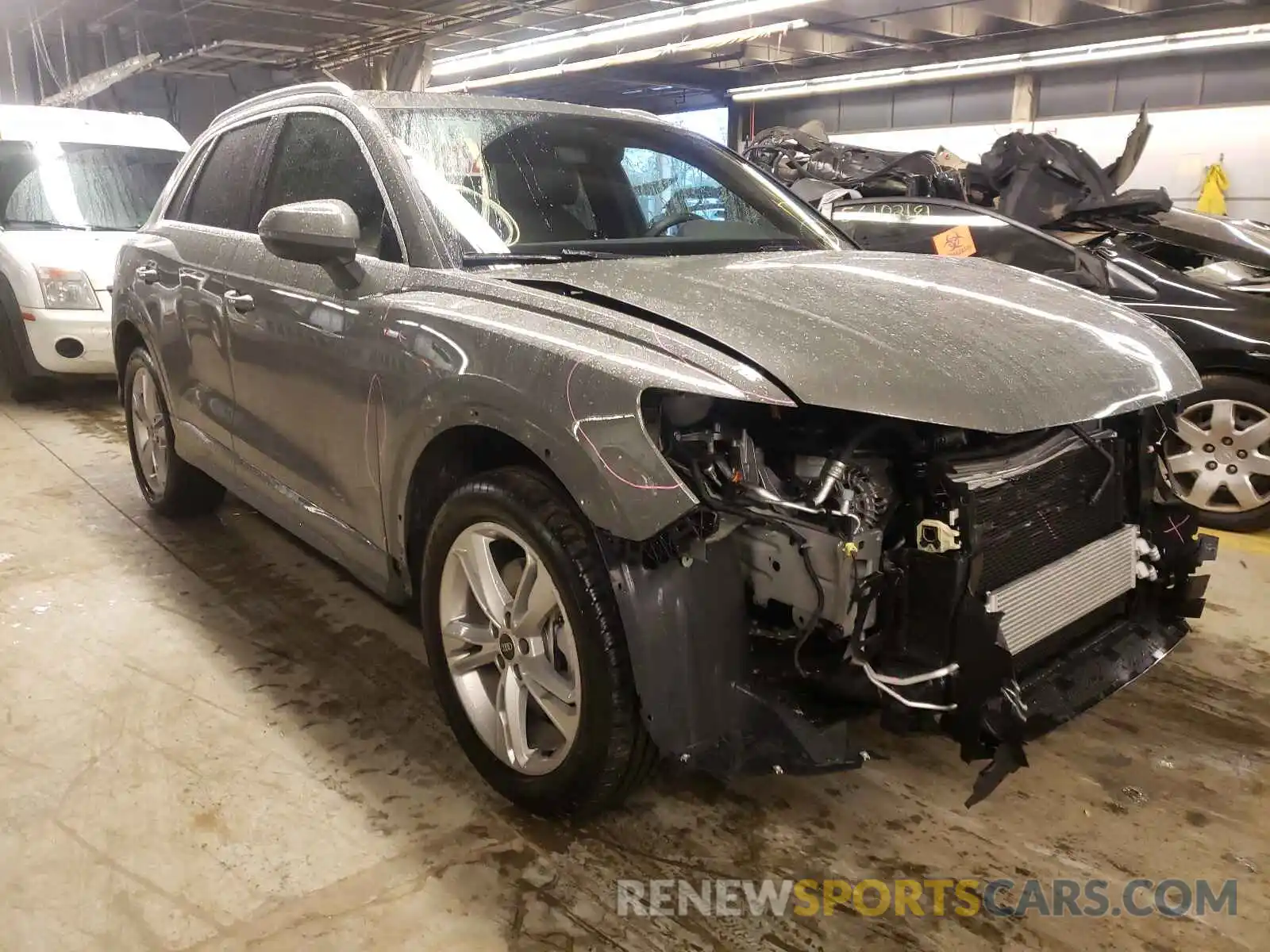 1 Photograph of a damaged car WA1EECF3XM1101048 AUDI Q3 2021