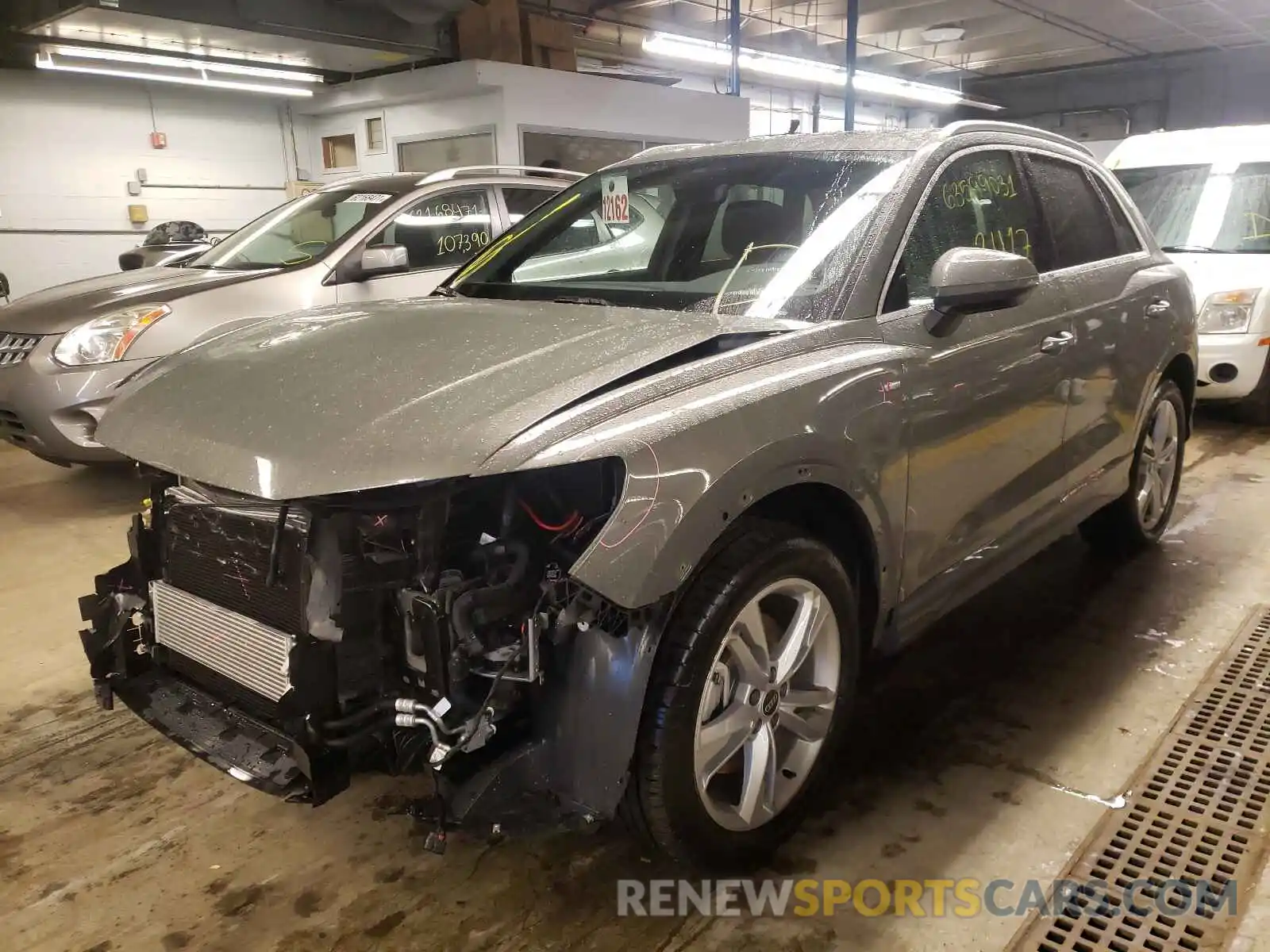 2 Photograph of a damaged car WA1EECF3XM1101048 AUDI Q3 2021