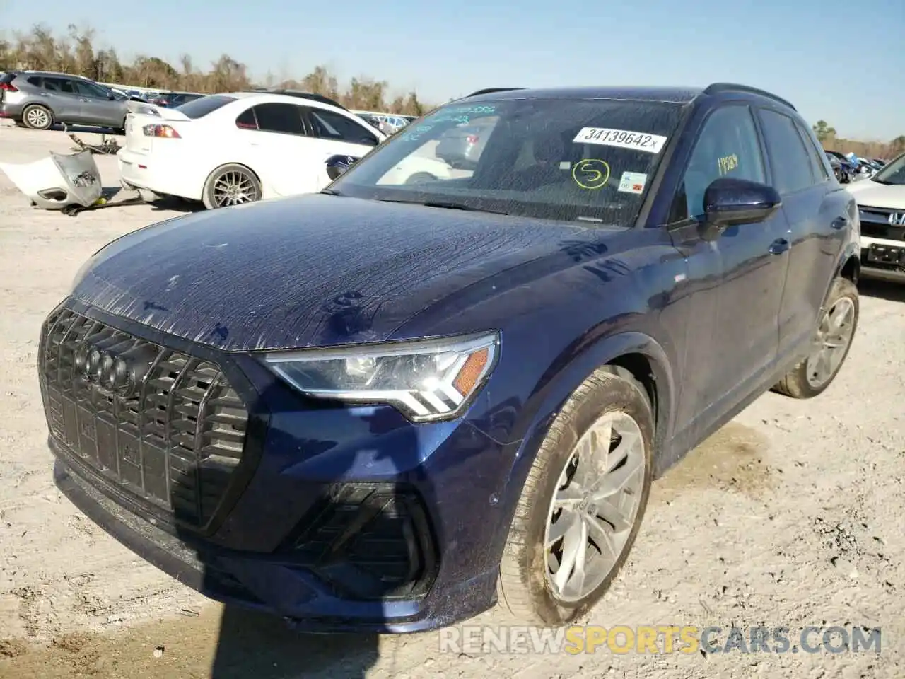 2 Photograph of a damaged car WA1EECF3XM1133353 AUDI Q3 2021