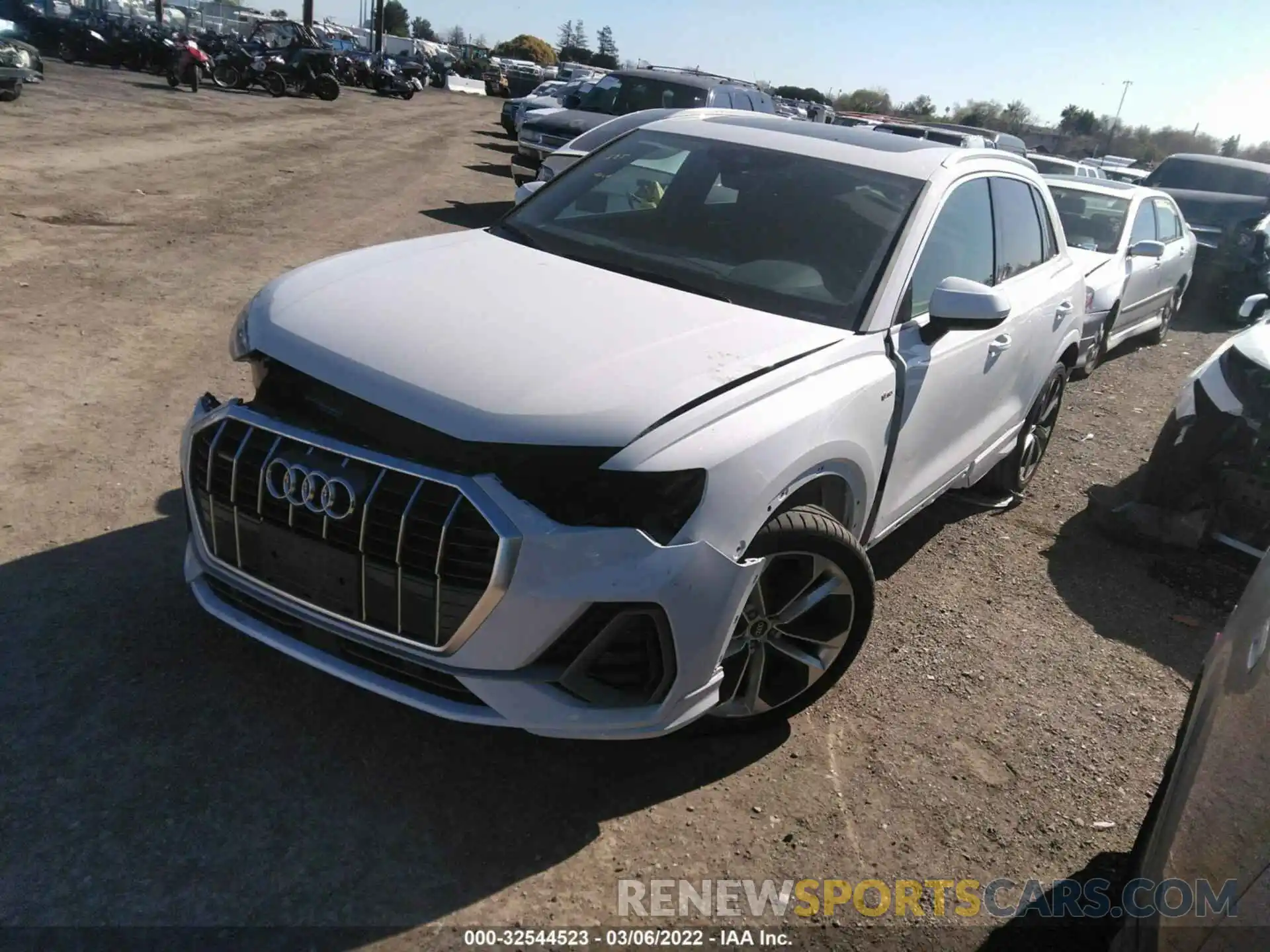 2 Photograph of a damaged car WA1EECF3XM1142067 AUDI Q3 2021