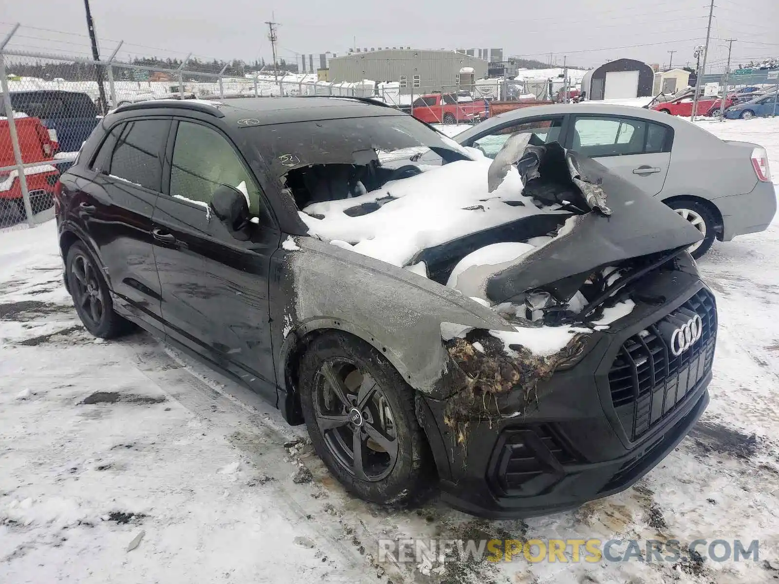 1 Photograph of a damaged car WA1FECF33M1087577 AUDI Q3 2021