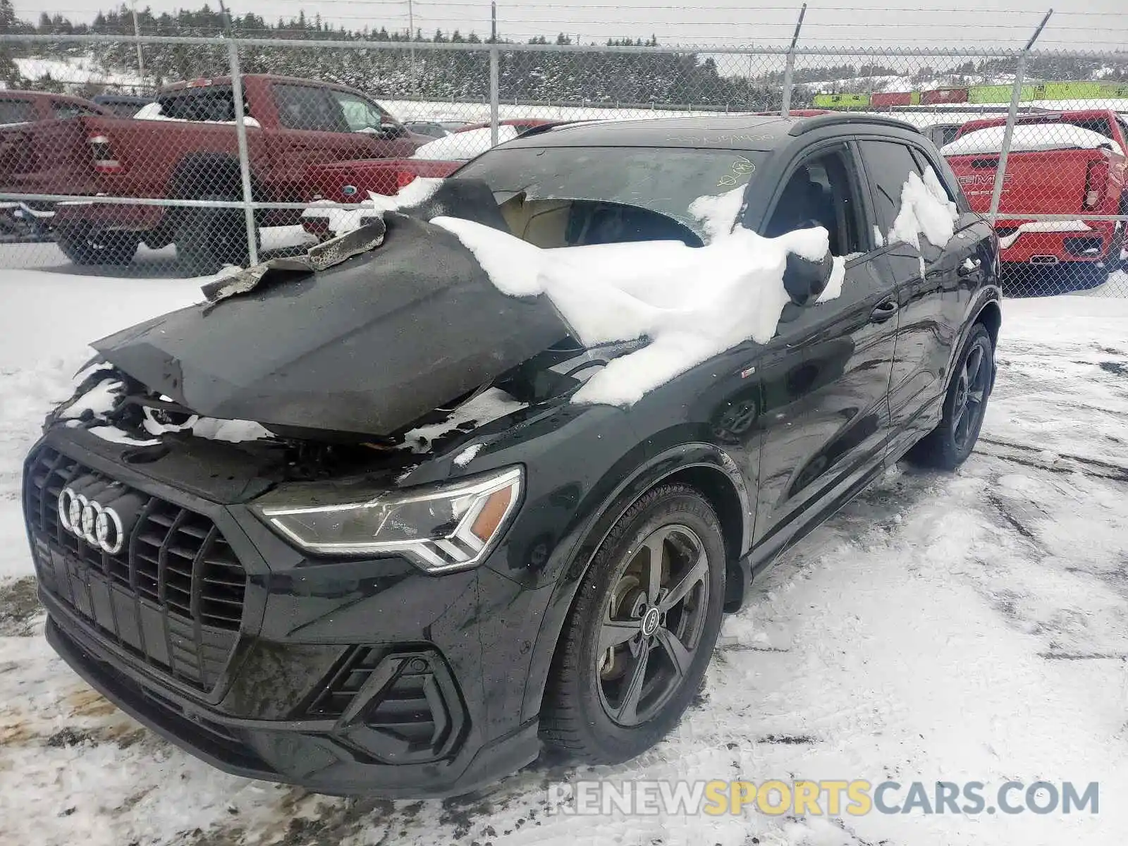 2 Photograph of a damaged car WA1FECF33M1087577 AUDI Q3 2021