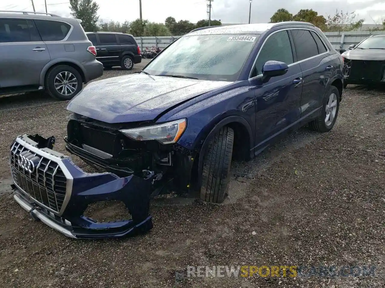 2 Photograph of a damaged car WA1AUCF30N1001544 AUDI Q3 2022